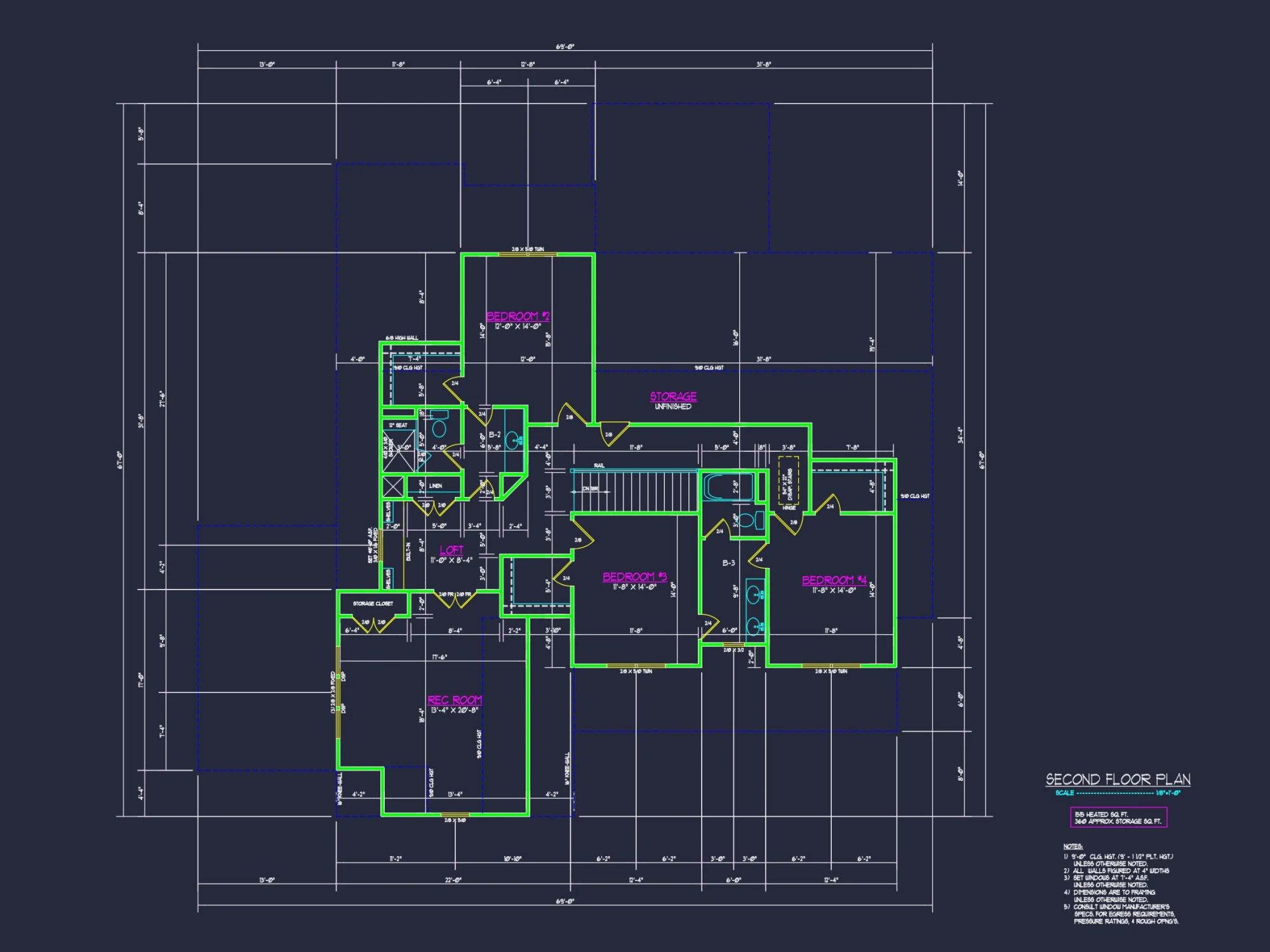 Spacious house Floor Plan with CAD Layout, Architecture Designs