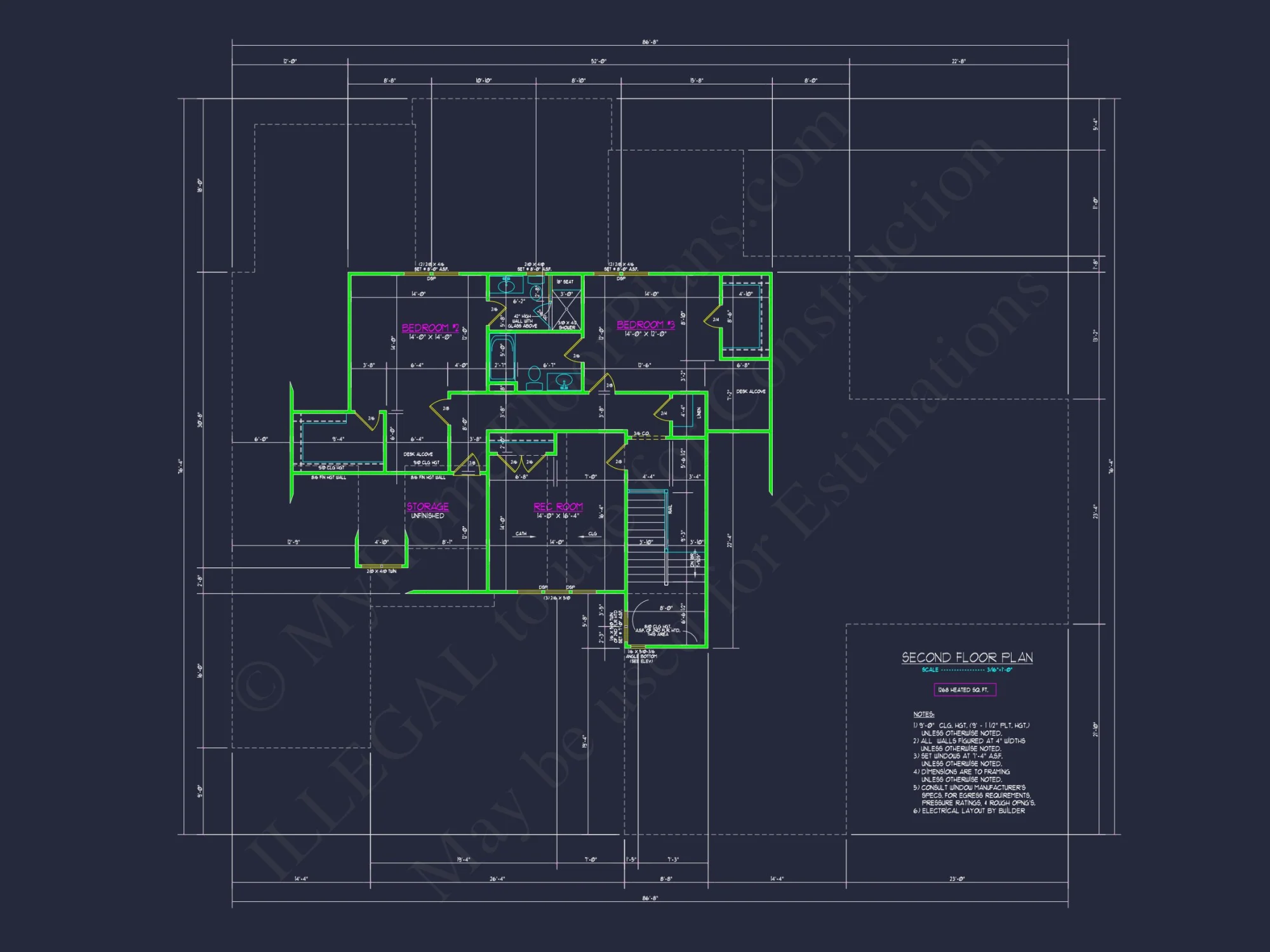 Spacious Transitional house Plan with 5, 903 Sq. Ft. Design