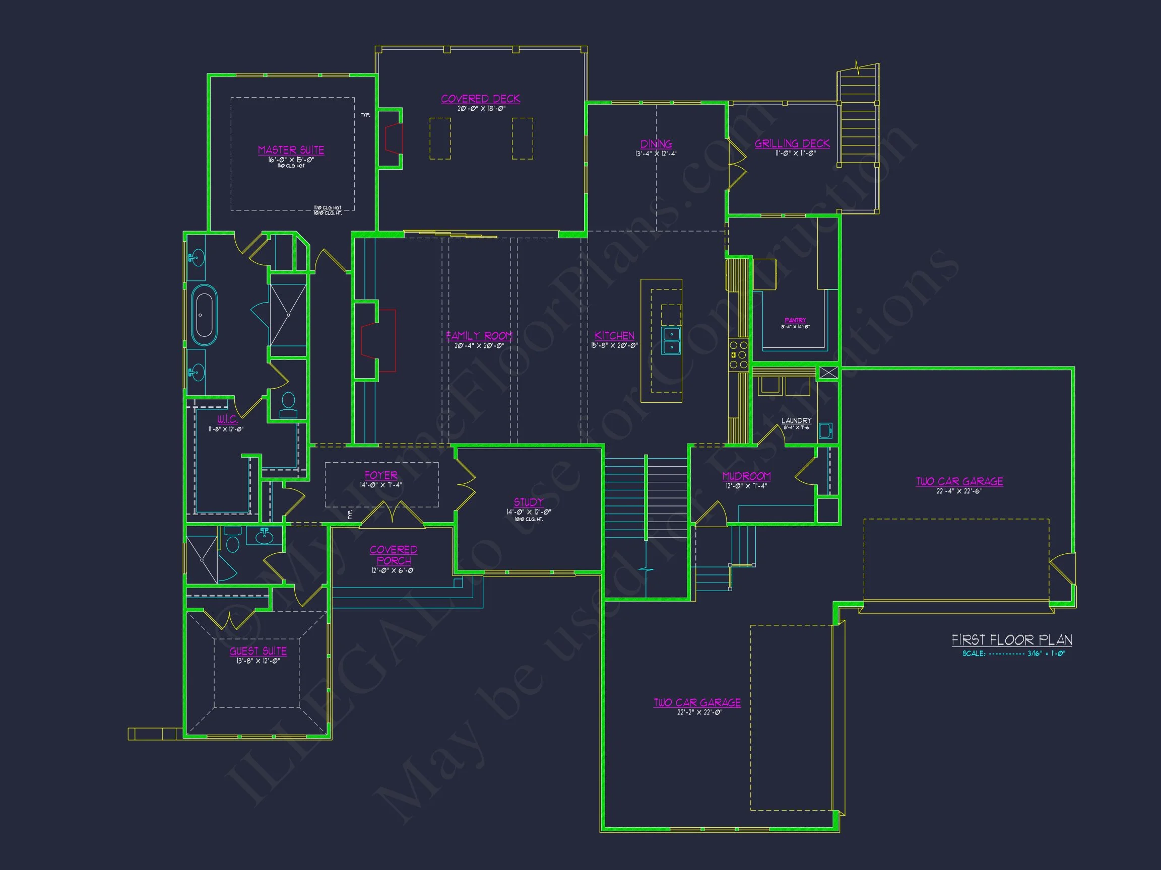 Spacious Transitional house Plan with 5, 903 Sq. Ft. Design
