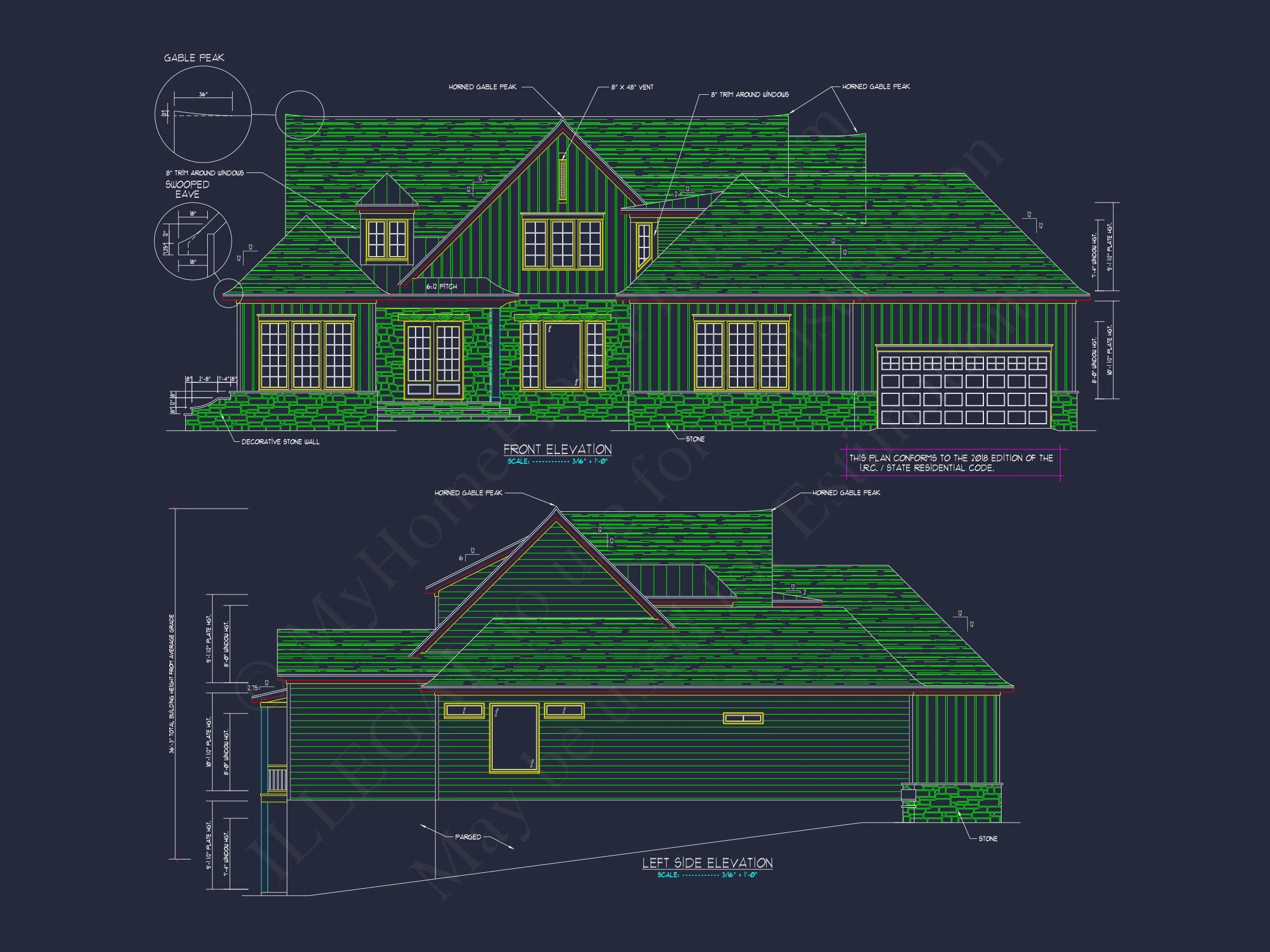 Spacious Transitional house Plan with 5, 903 Sq. Ft. Design
