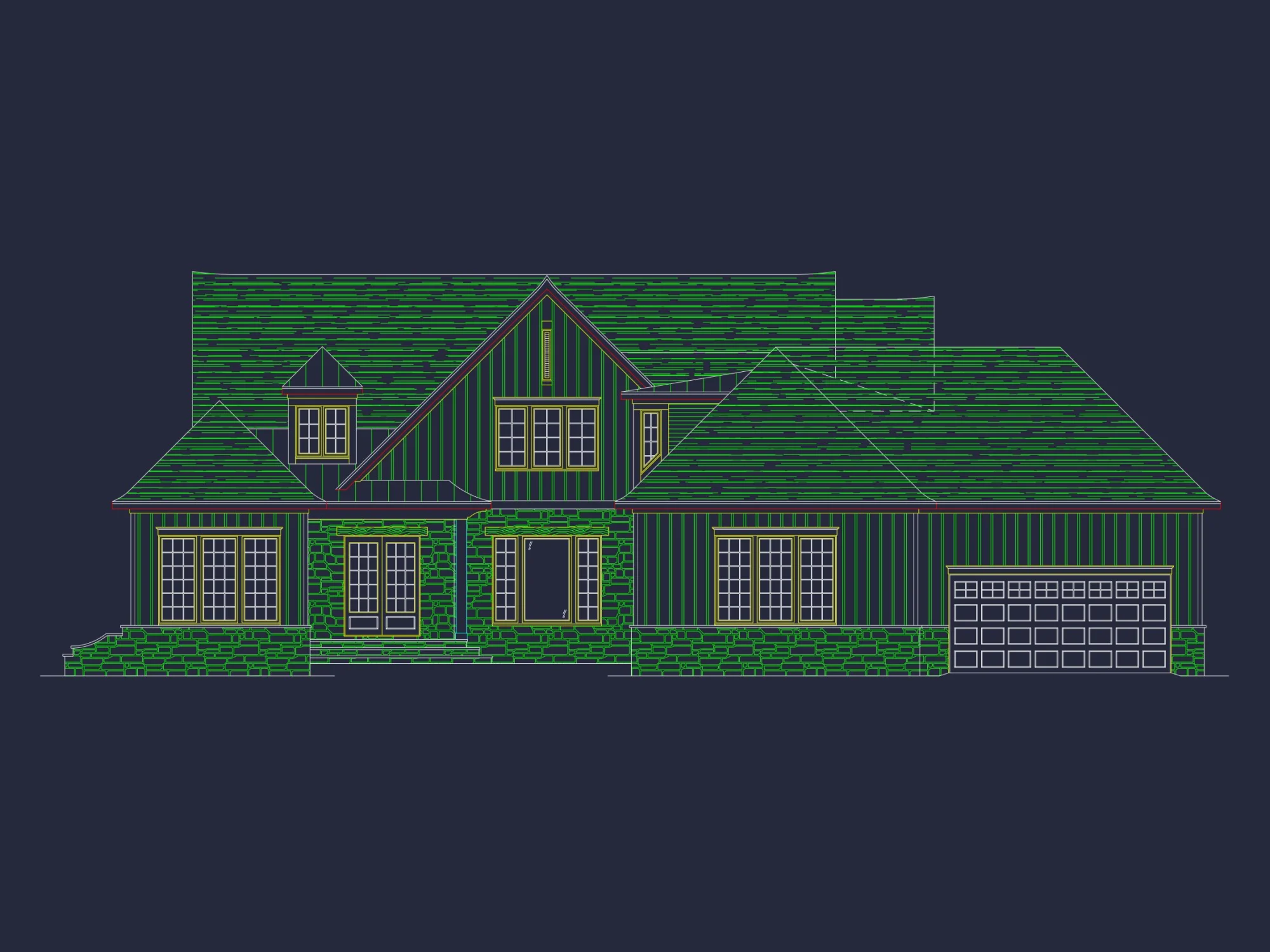 Spacious Transitional house Plan with 5, 903 Sq. Ft. Design