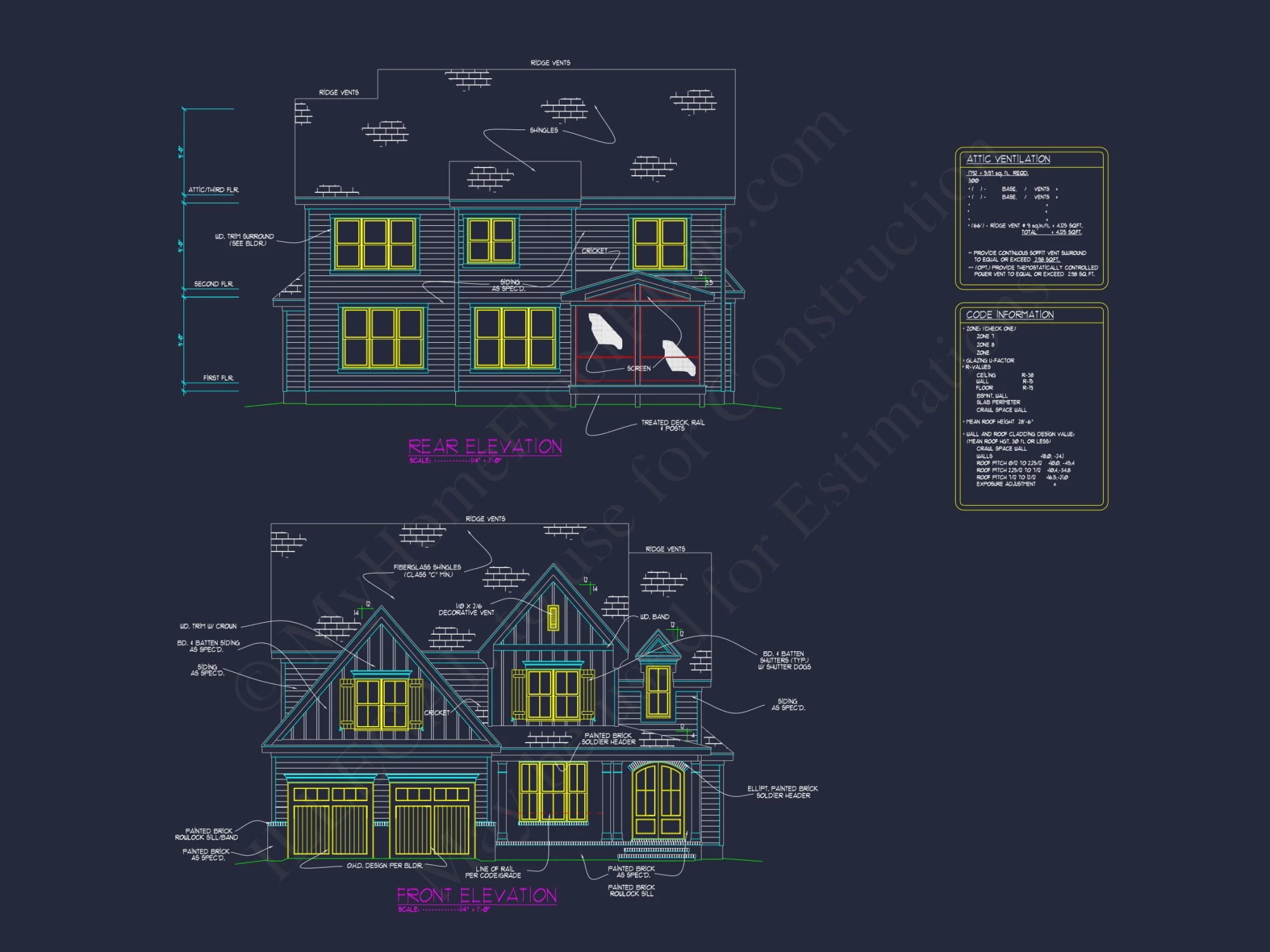 Spacious house Floor Plan with Blueprint & Modern Designs