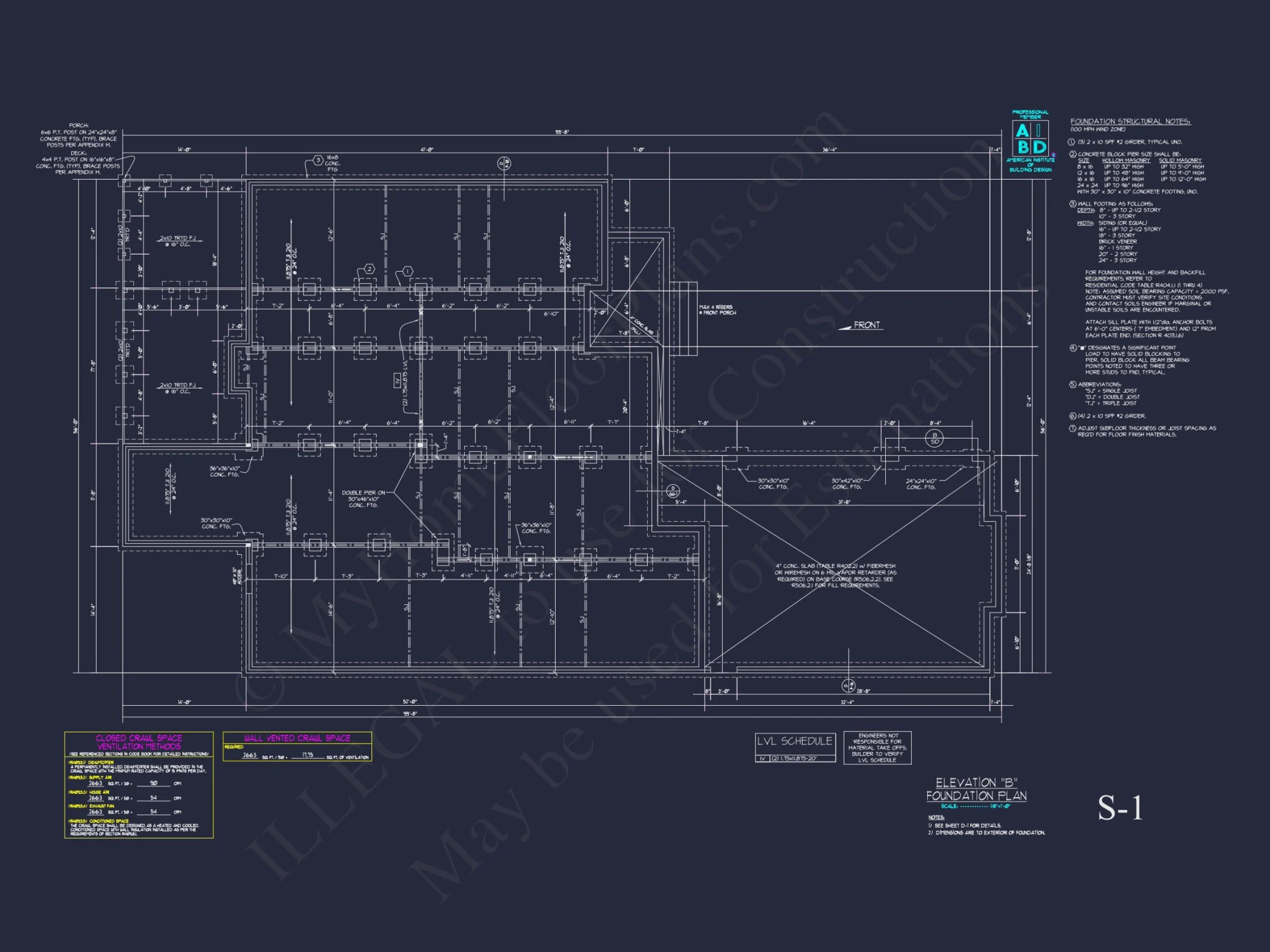 Modern house Floor Plan with CAD Blueprint for 2-Story Design