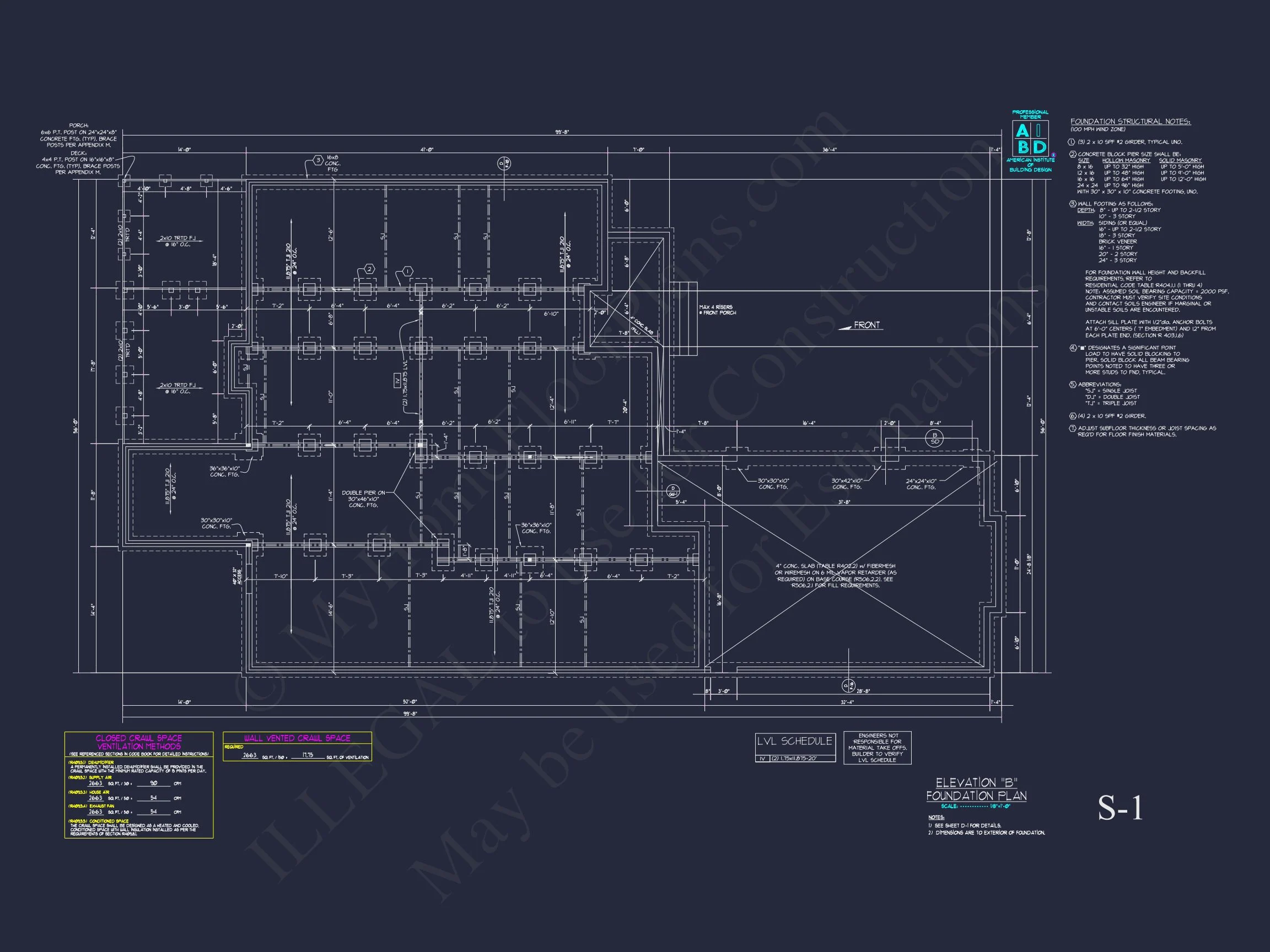 Modern house Floor Plan with CAD Blueprint for 2-Story Design