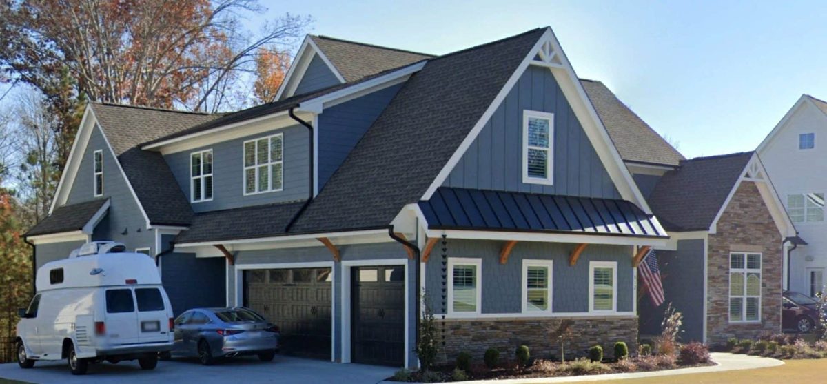 Modern house Floor Plan with CAD Blueprint for 2-Story Design