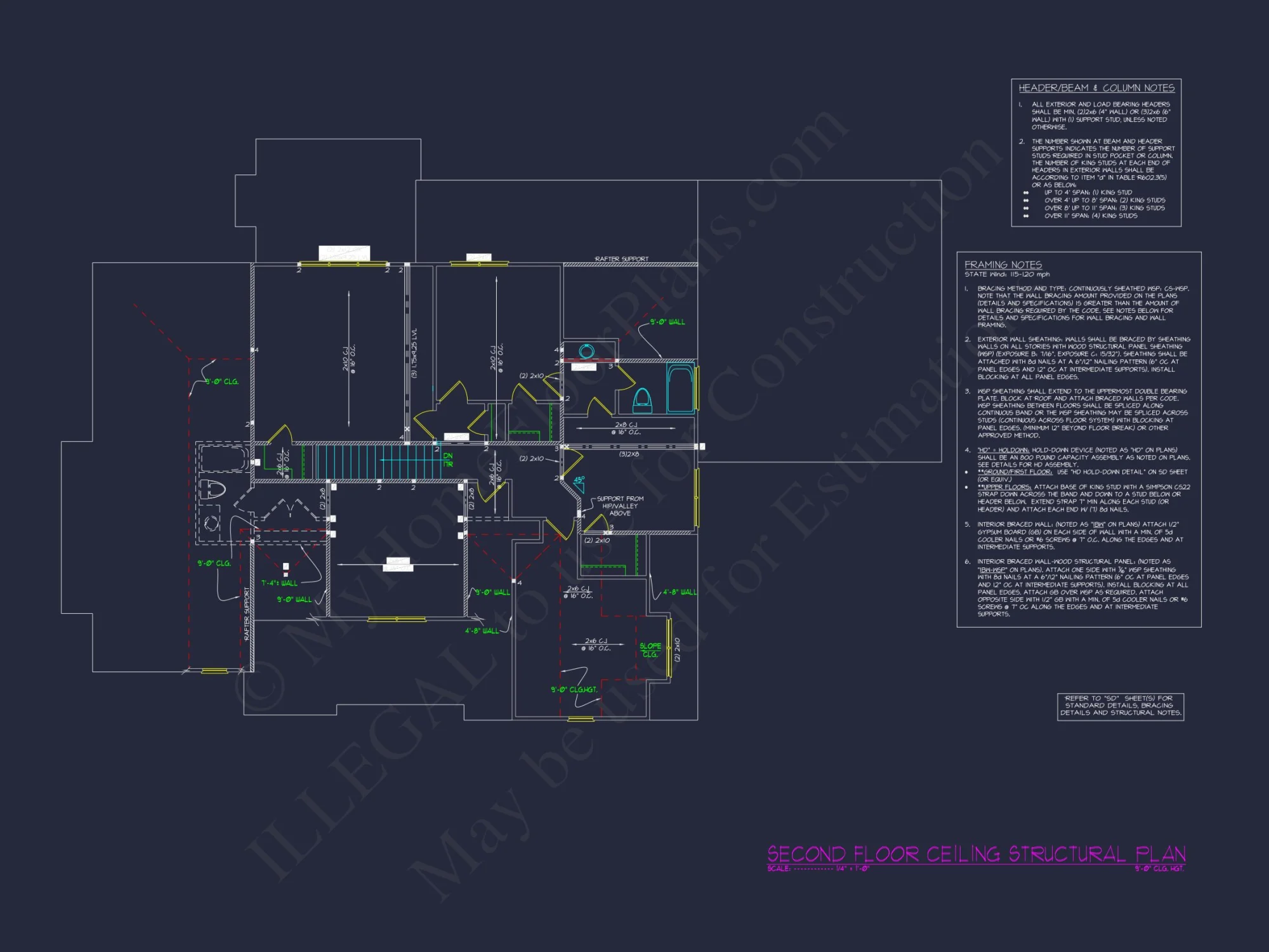 Traditional house Floor Plan with CAD Architecture Designs