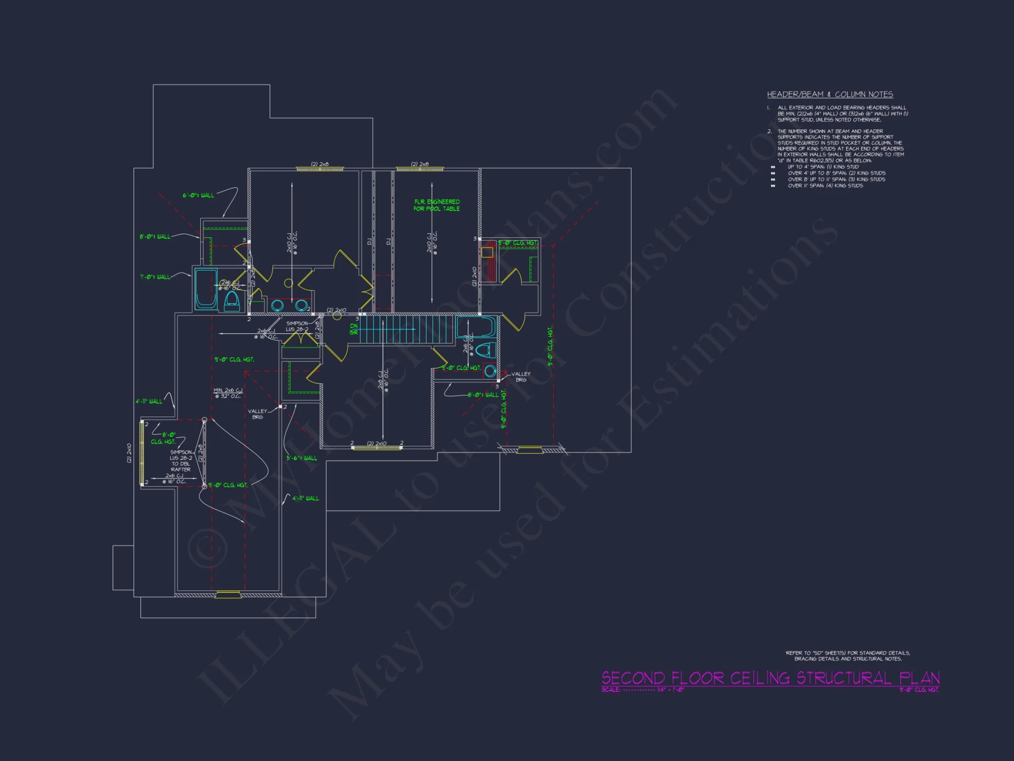 Luxurious 2-Story house Plan with Blueprints and CAD Designs