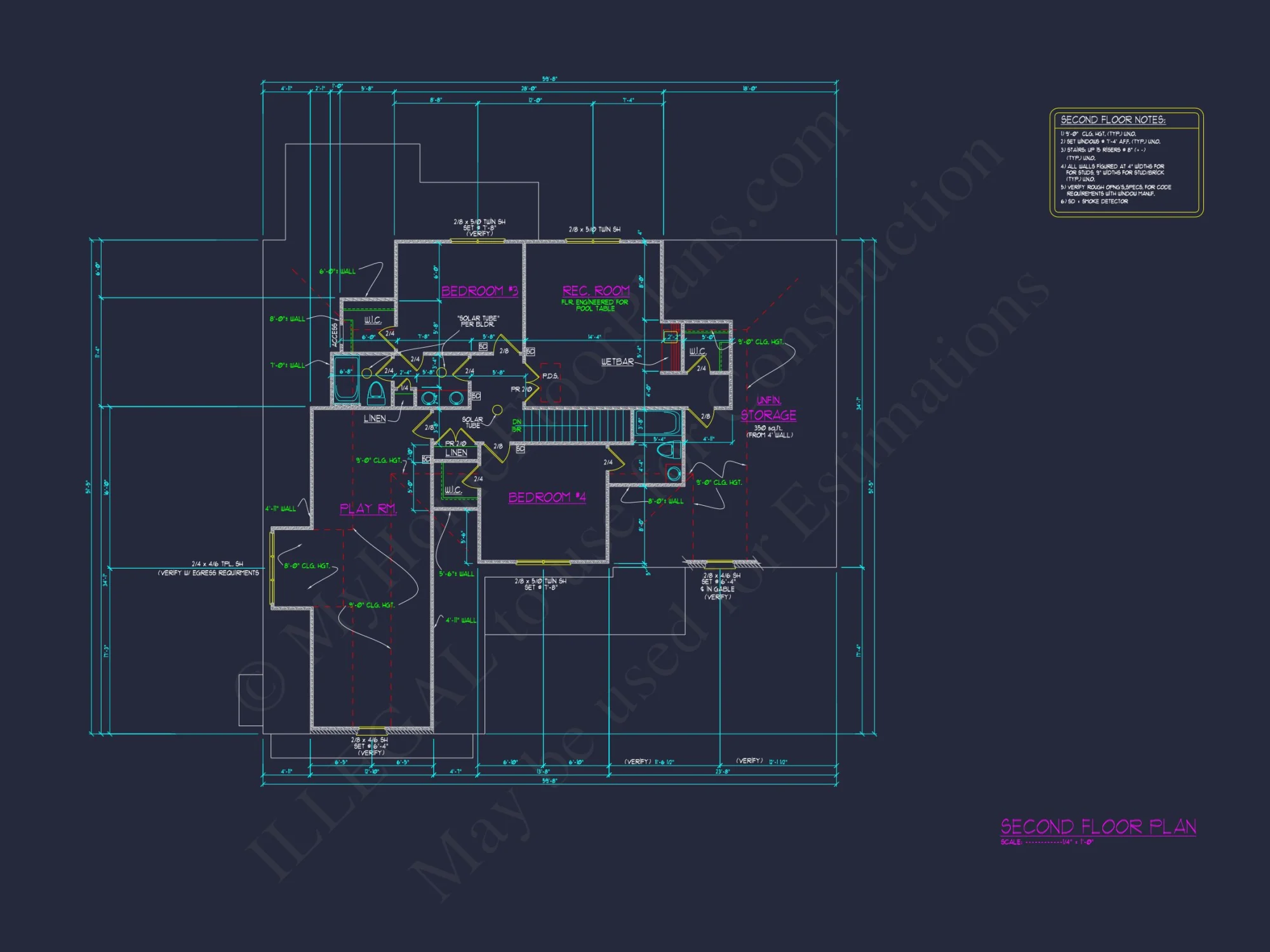 Luxurious 2-Story house Plan with Blueprints and CAD Designs