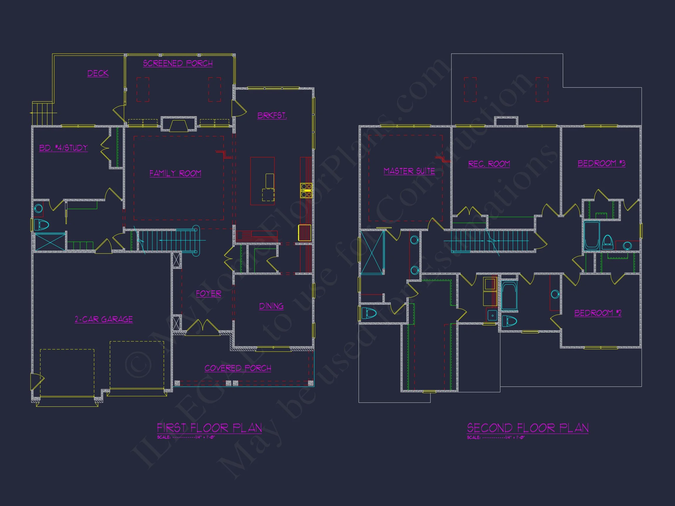 Beautiful Craftsman house Plan with Detailed Floor Designs