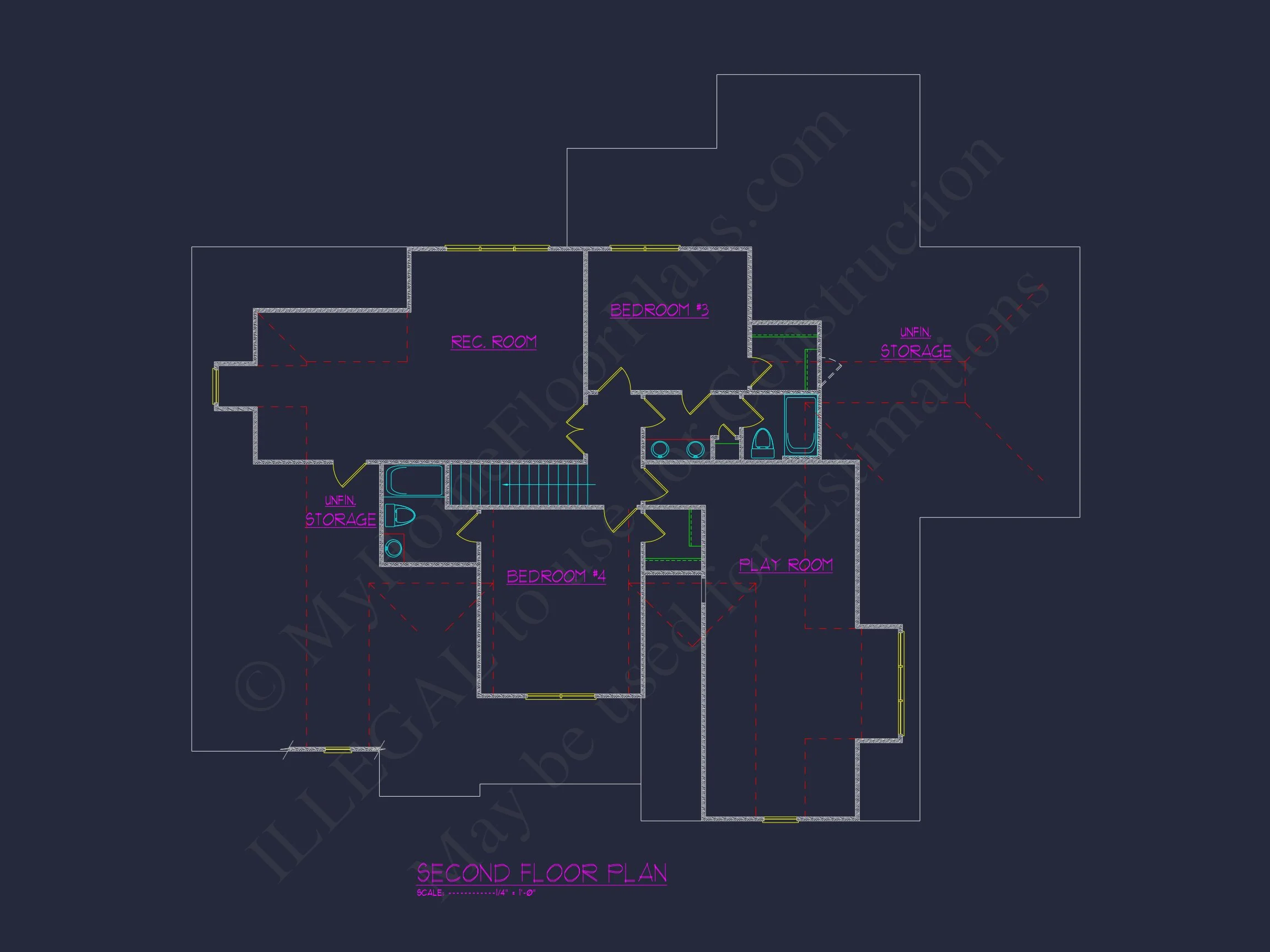 Beautiful house Plan with Detailed Floor Plan and CAD Designs
