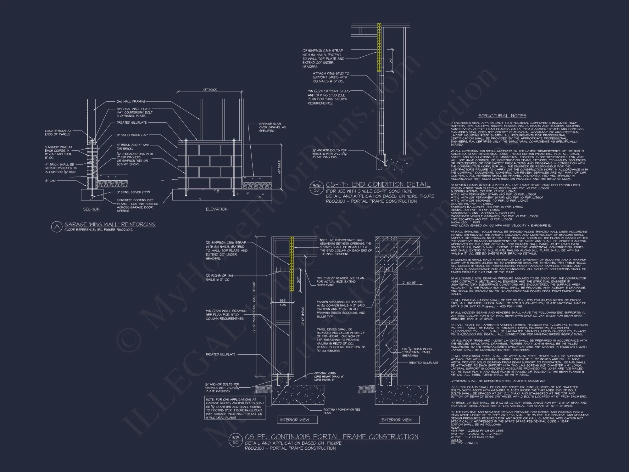 Traditional house Design with Floor Plans, CAD, and Blueprint