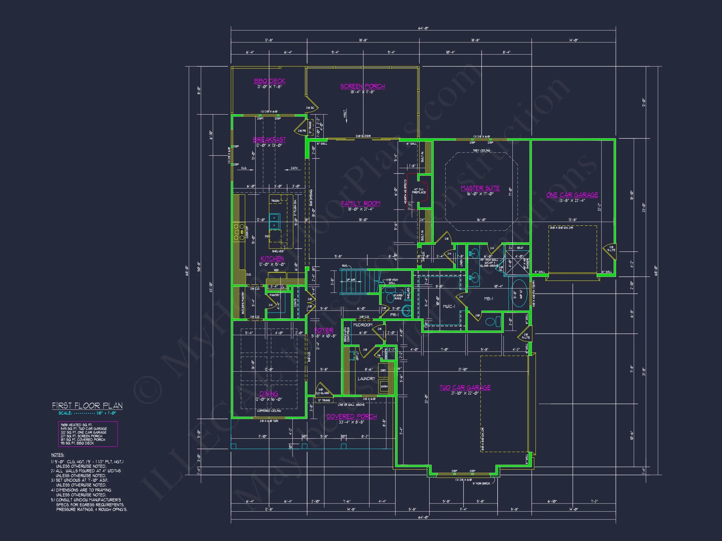 19-1296 HOUSE PLAN - Traditional House Design with Floor Plans, CAD, and Blueprint 33 Traditional house Design with Floor Plans, CAD, and Blueprint
