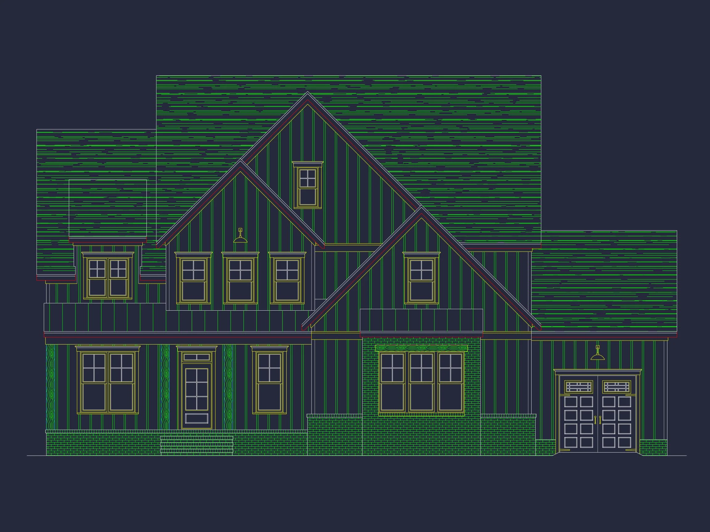 19-1296 HOUSE PLAN - Traditional House Design with Floor Plans, CAD, and Blueprint 30 Traditional house Design with Floor Plans, CAD, and Blueprint