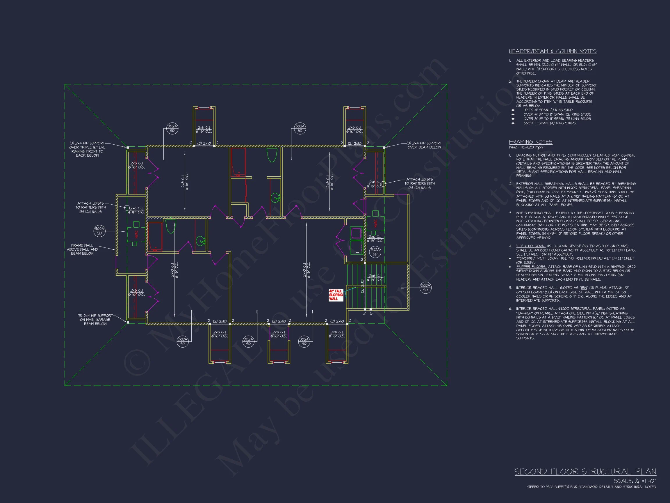 Beautiful house Plan with 2 Floors, CAD Blueprints & Designs
