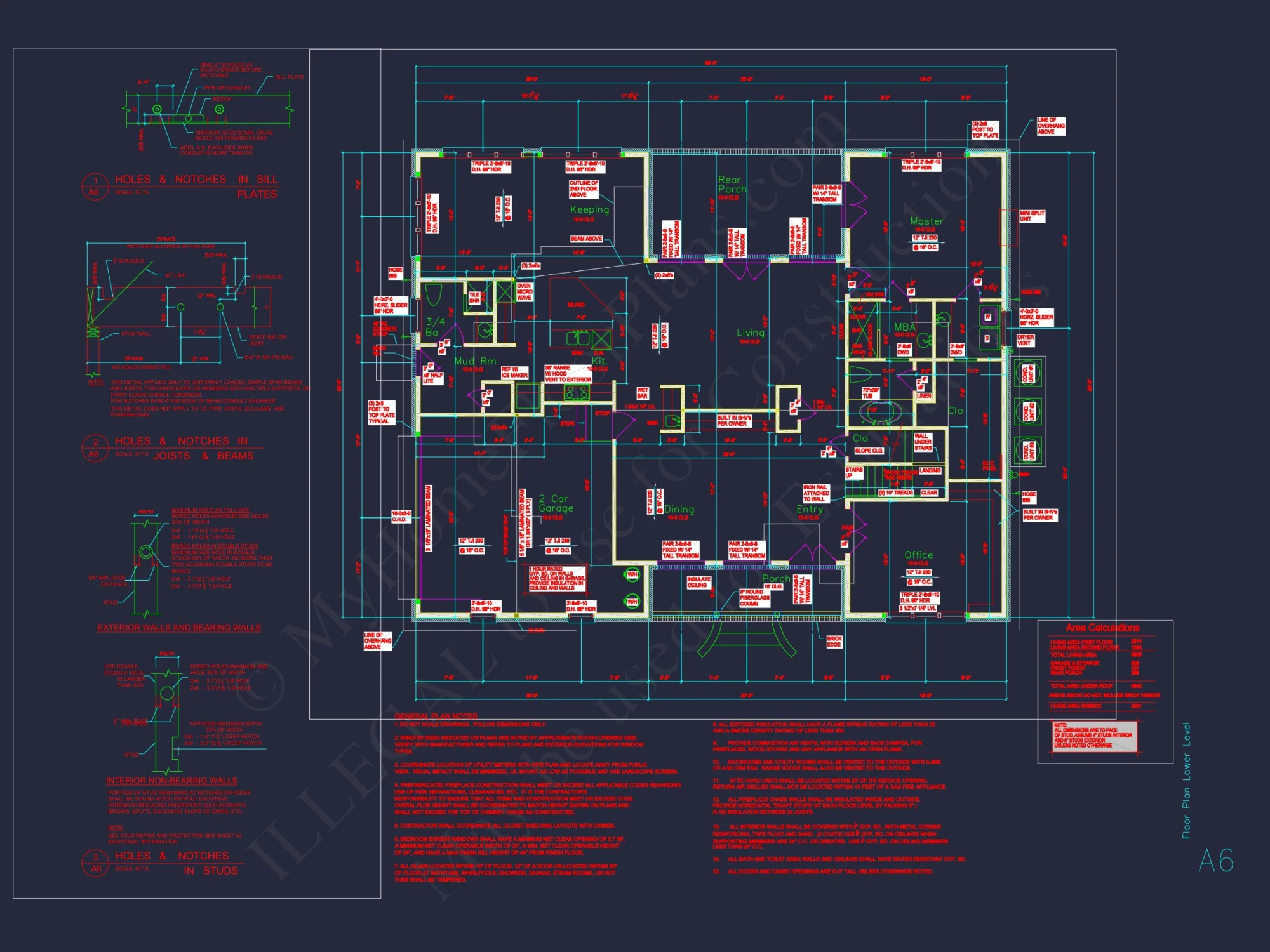Beautiful house Plan with 2 Floors, CAD Blueprints & Designs