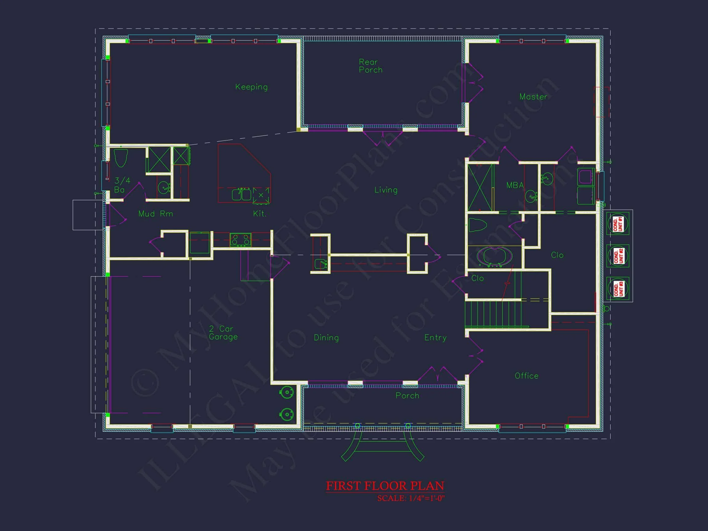 Beautiful house Plan with 2 Floors, CAD Blueprints & Designs