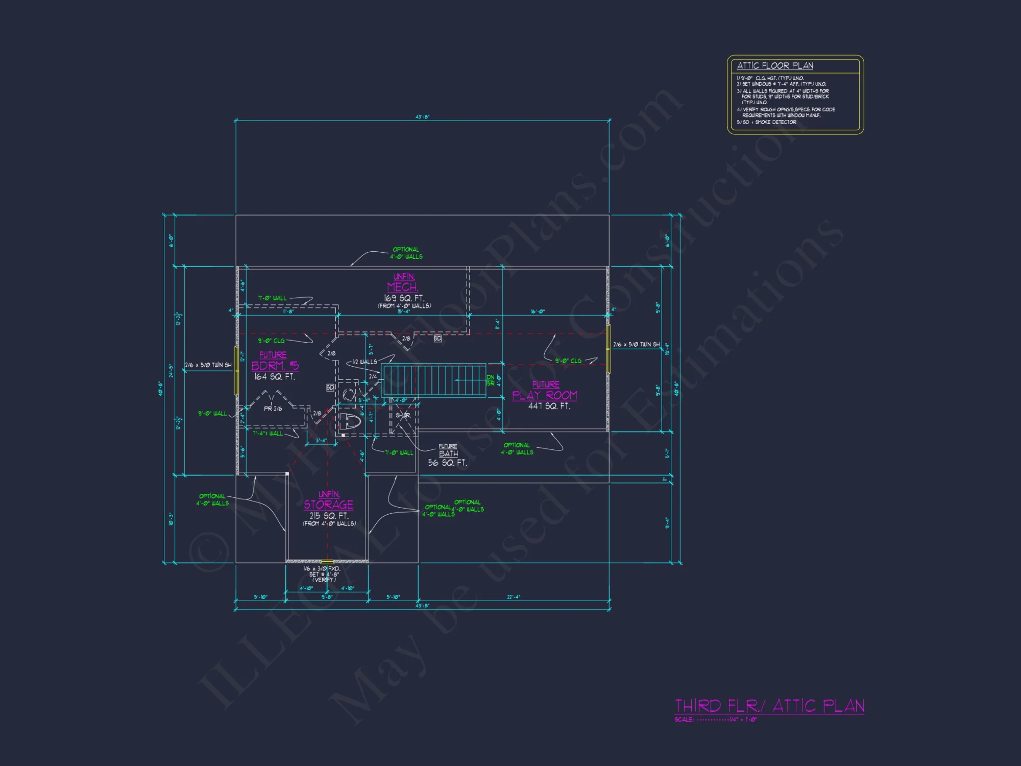 Elegant house Plan with 4 Bedrooms, Floor Plan & CAD Design