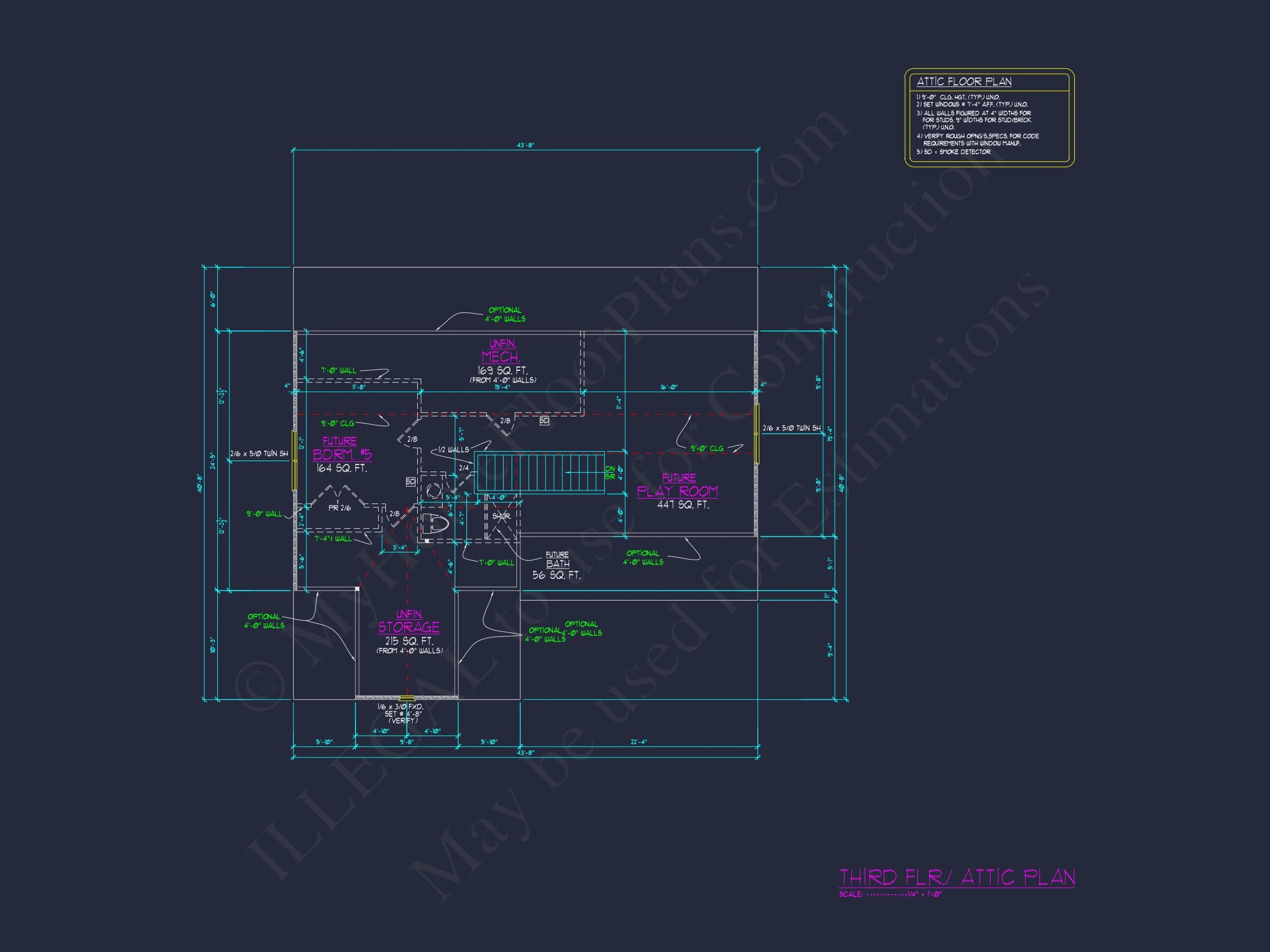 19-1104 HOUSE PLAN - Elegant House Plan with 4 Bedrooms, Floor Plan & CAD Design 10 Elegant house Plan with 4 Bedrooms, Floor Plan & CAD Design