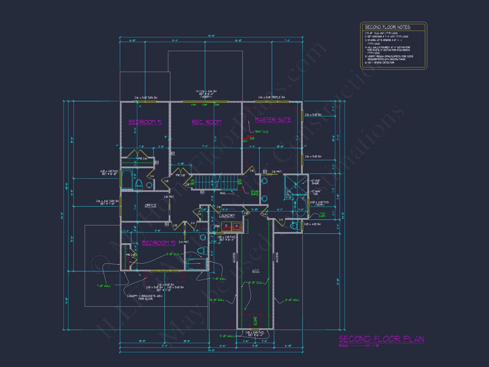 Elegant house Plan with 4 Bedrooms, Floor Plan & CAD Design