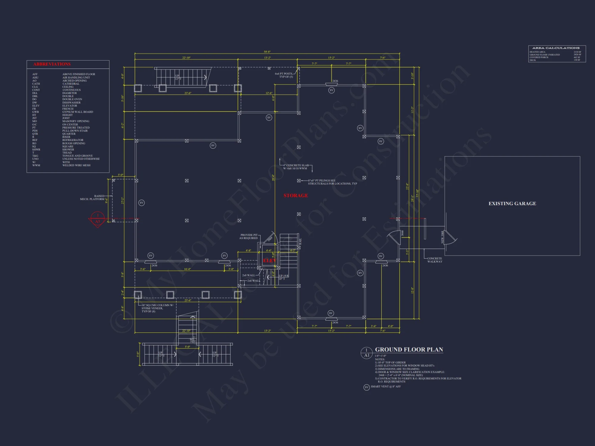 Coastal house Plan with CAD Designs and Spacious Floor Plan