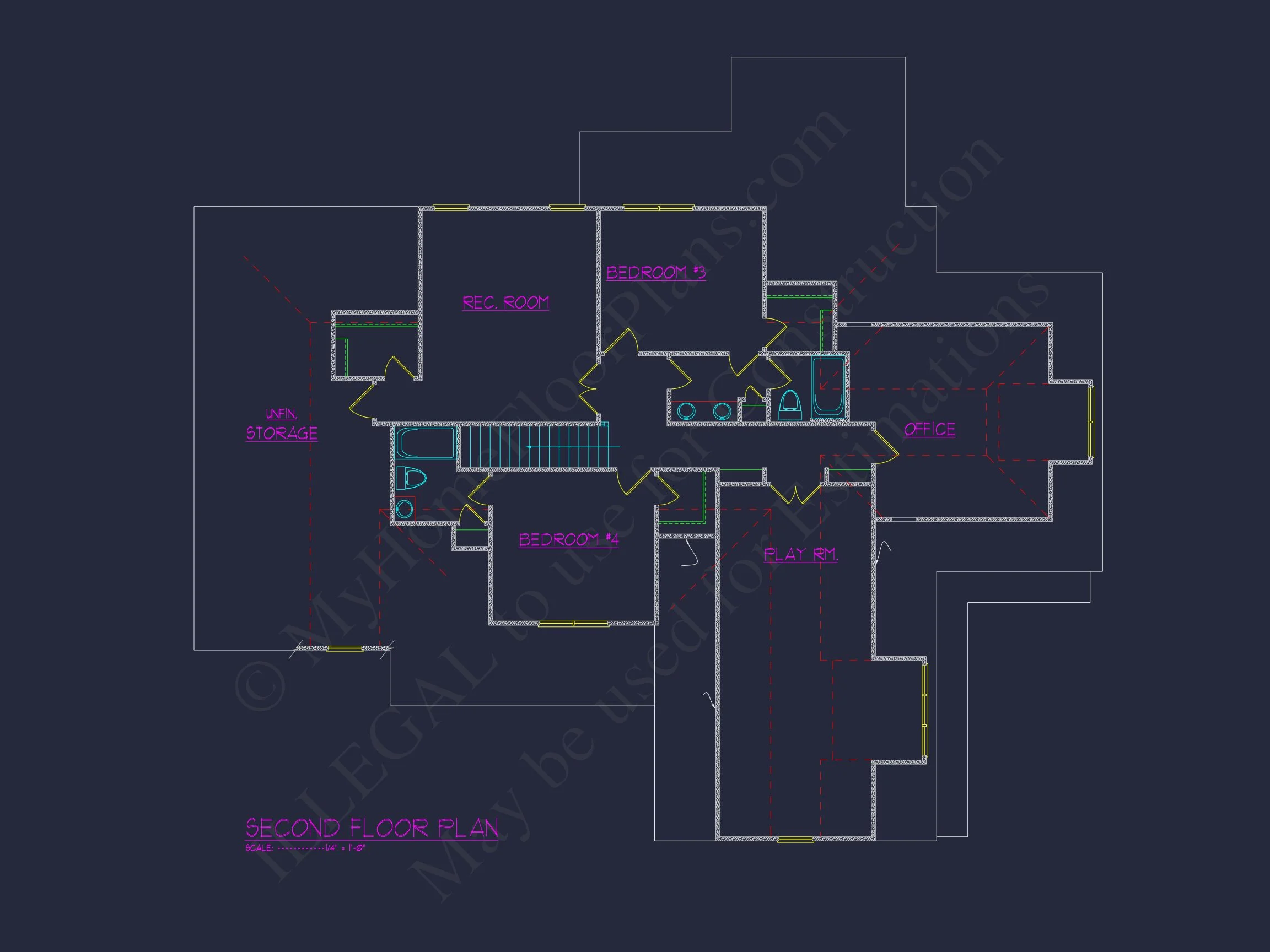 Elegant house Plan with Floor Blueprint and CAD Designs