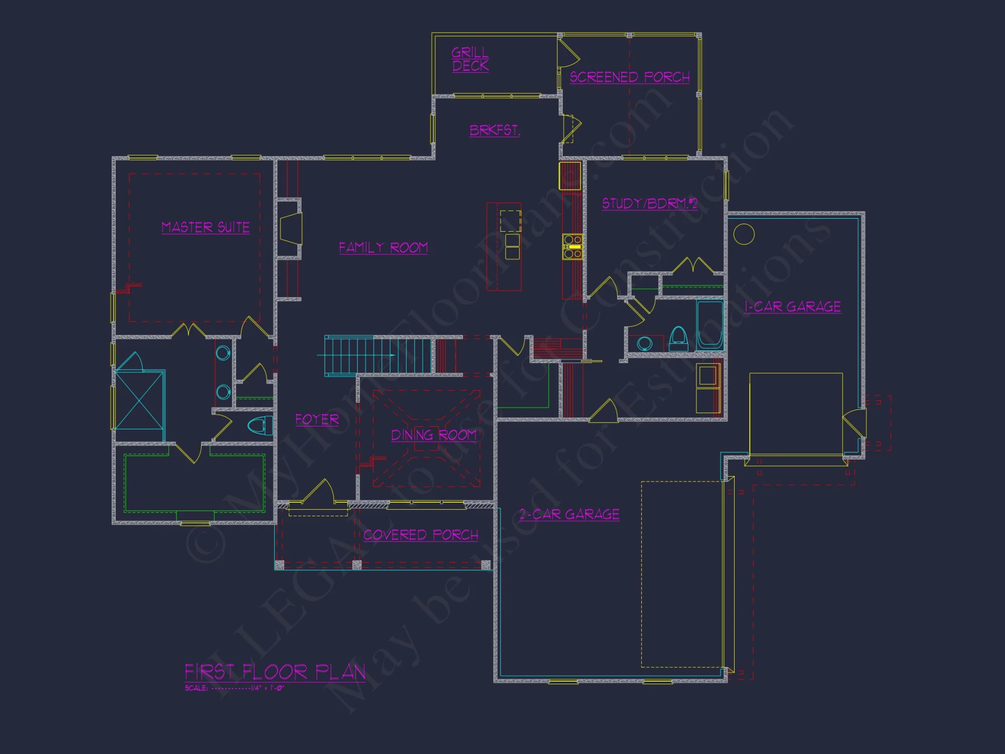 Elegant house Plan with Floor Blueprint and CAD Designs