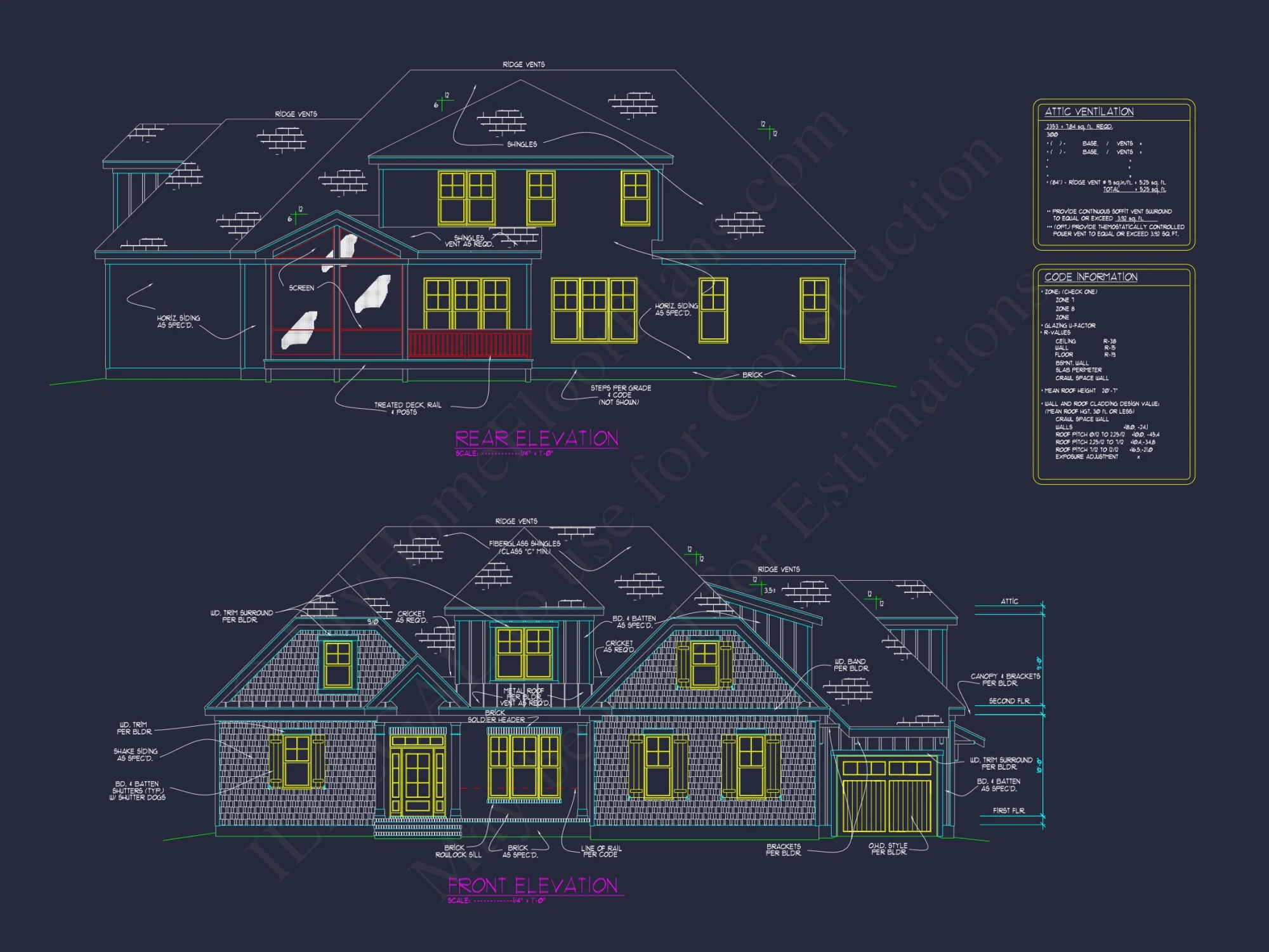 Elegant house Plan with Floor Blueprint and CAD Designs