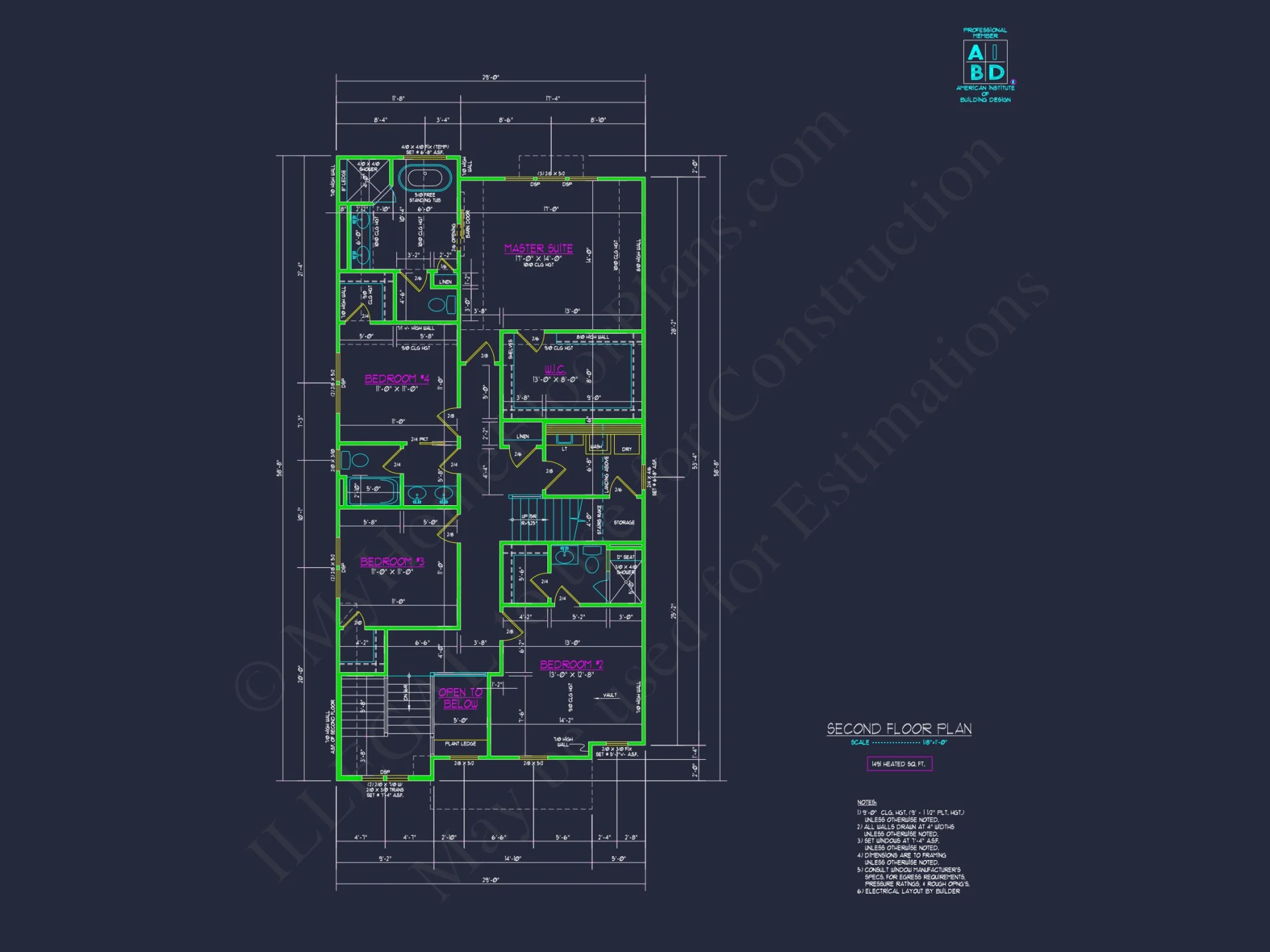 Modern house Floor Plan - Architectural Blueprint Designs