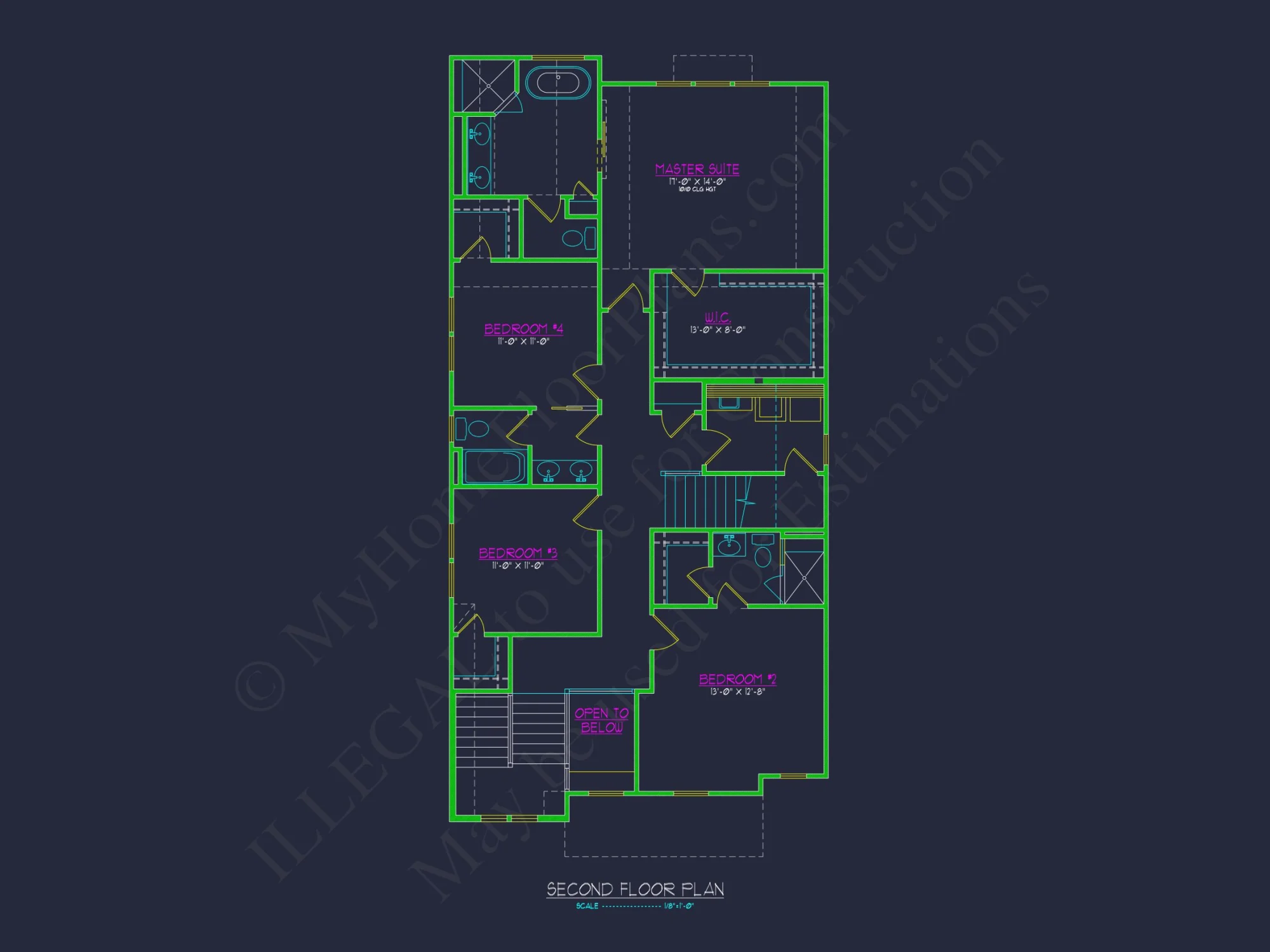 Modern house Floor Plan - Architectural Blueprint Designs