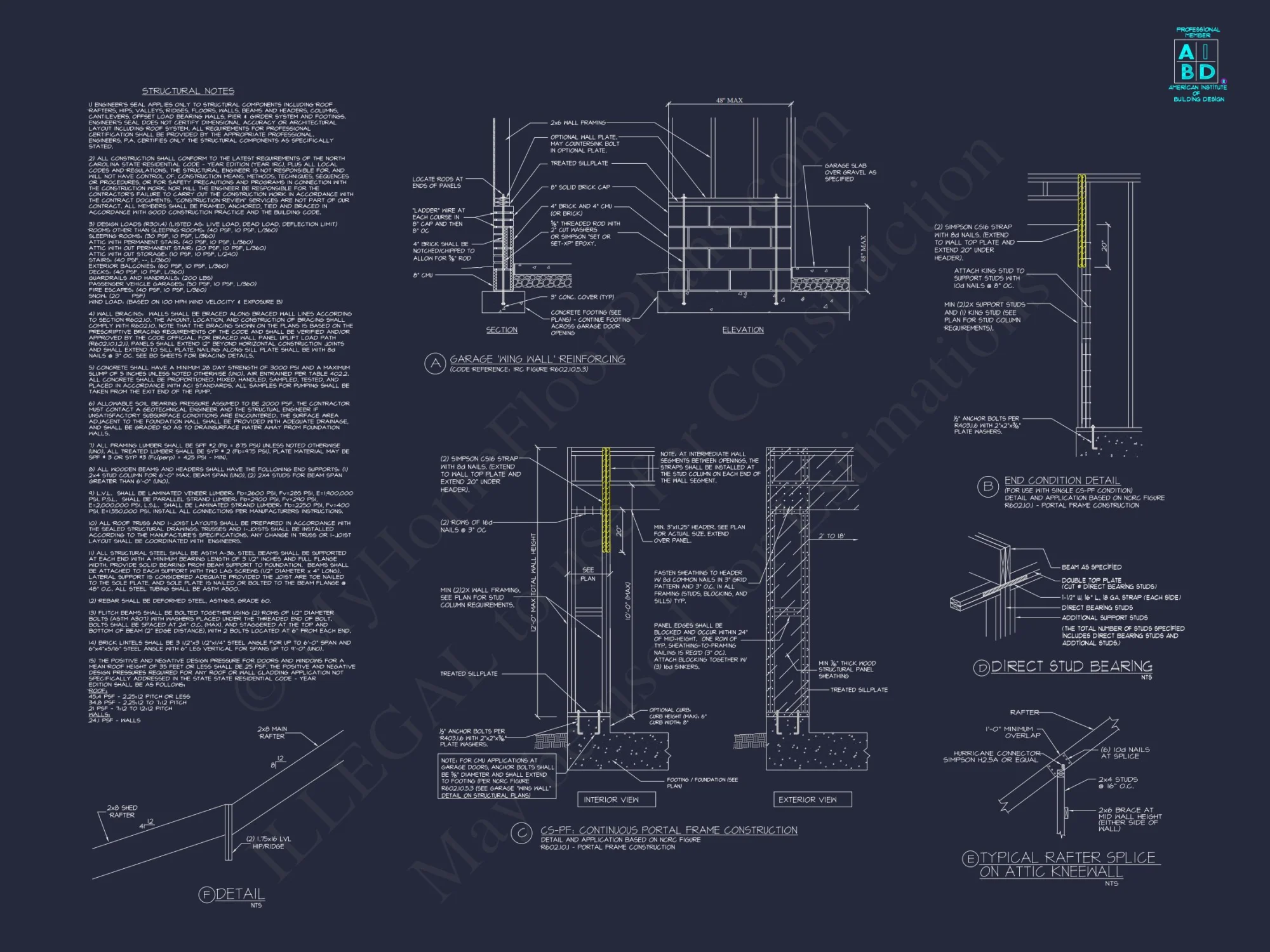Dream house Plan with 4 Beds Floor Plan and CAD Designs