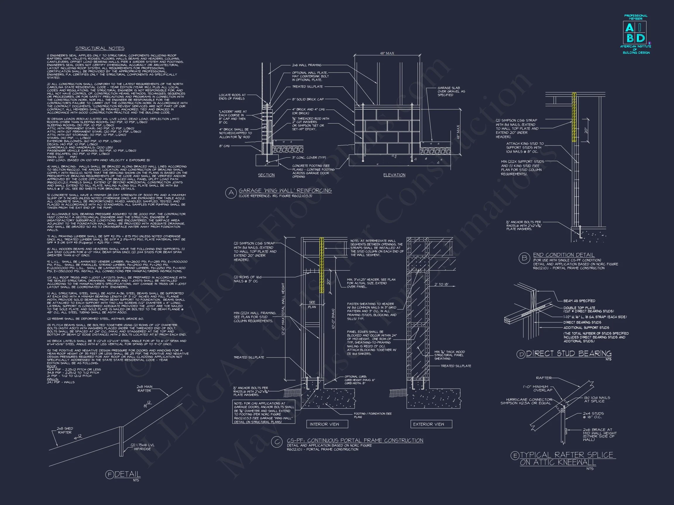 Dream house Plan with 4 Beds Floor Plan and CAD Designs