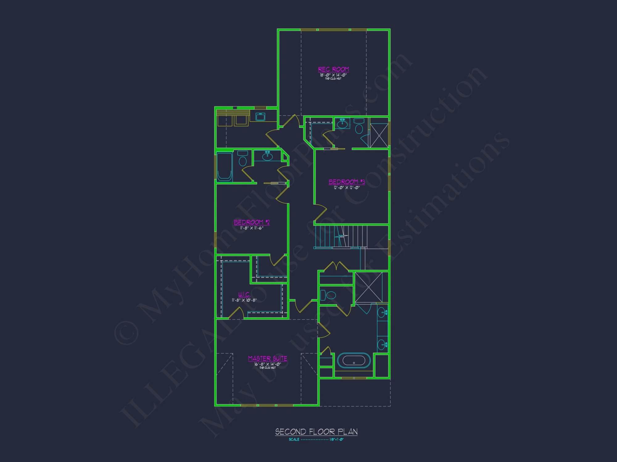 Modern Craftsman house Plan with Open Floor Designs and CAD