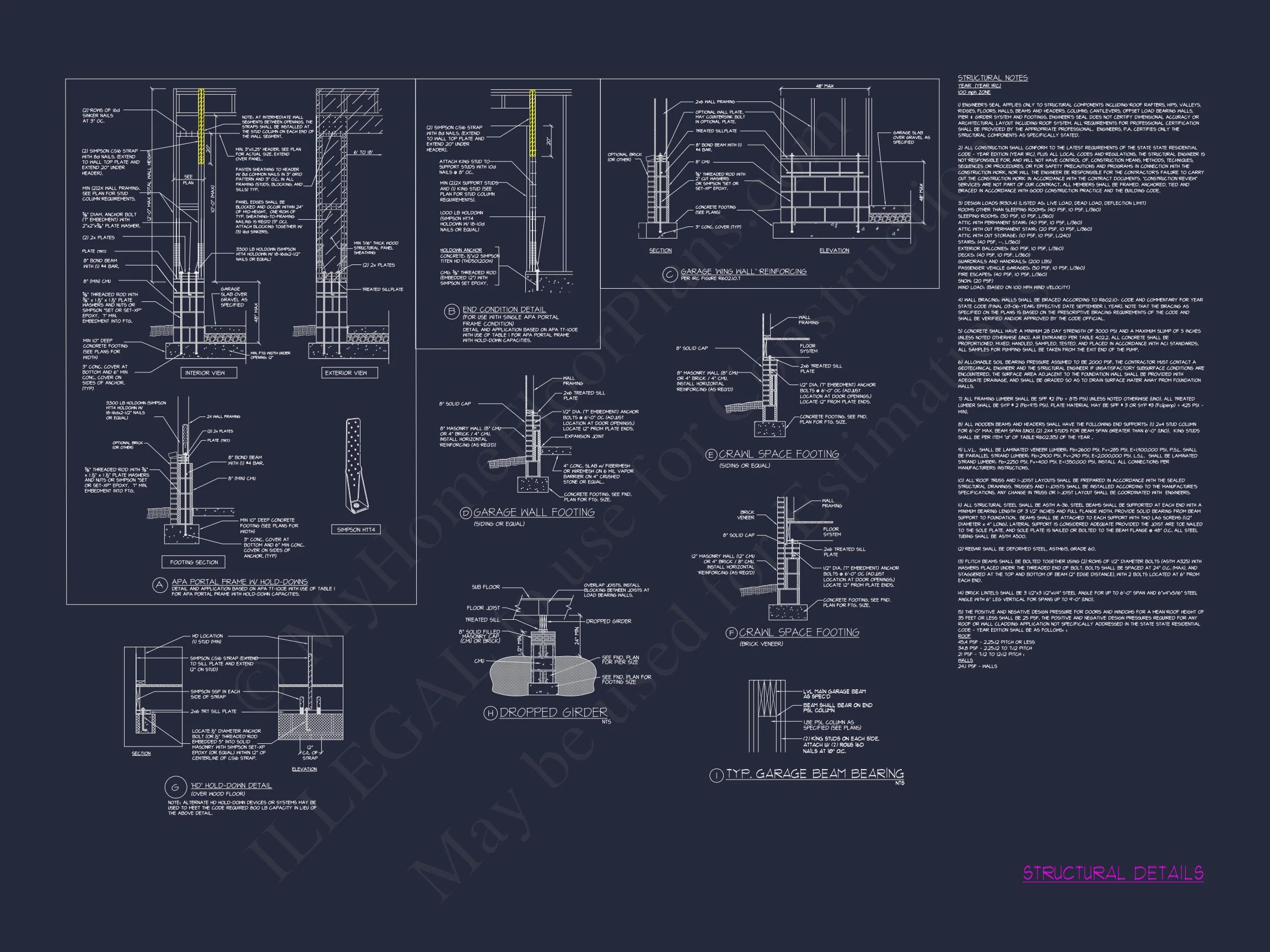 Spacious 5-Bedroom house Plan with Detailed CAD Designs