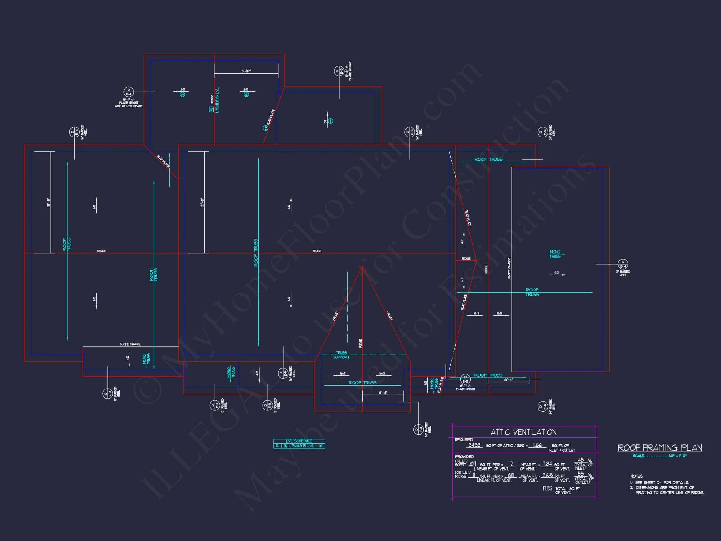 Modern Craftsman house Plan with Detailed Blueprints & CAD Designs