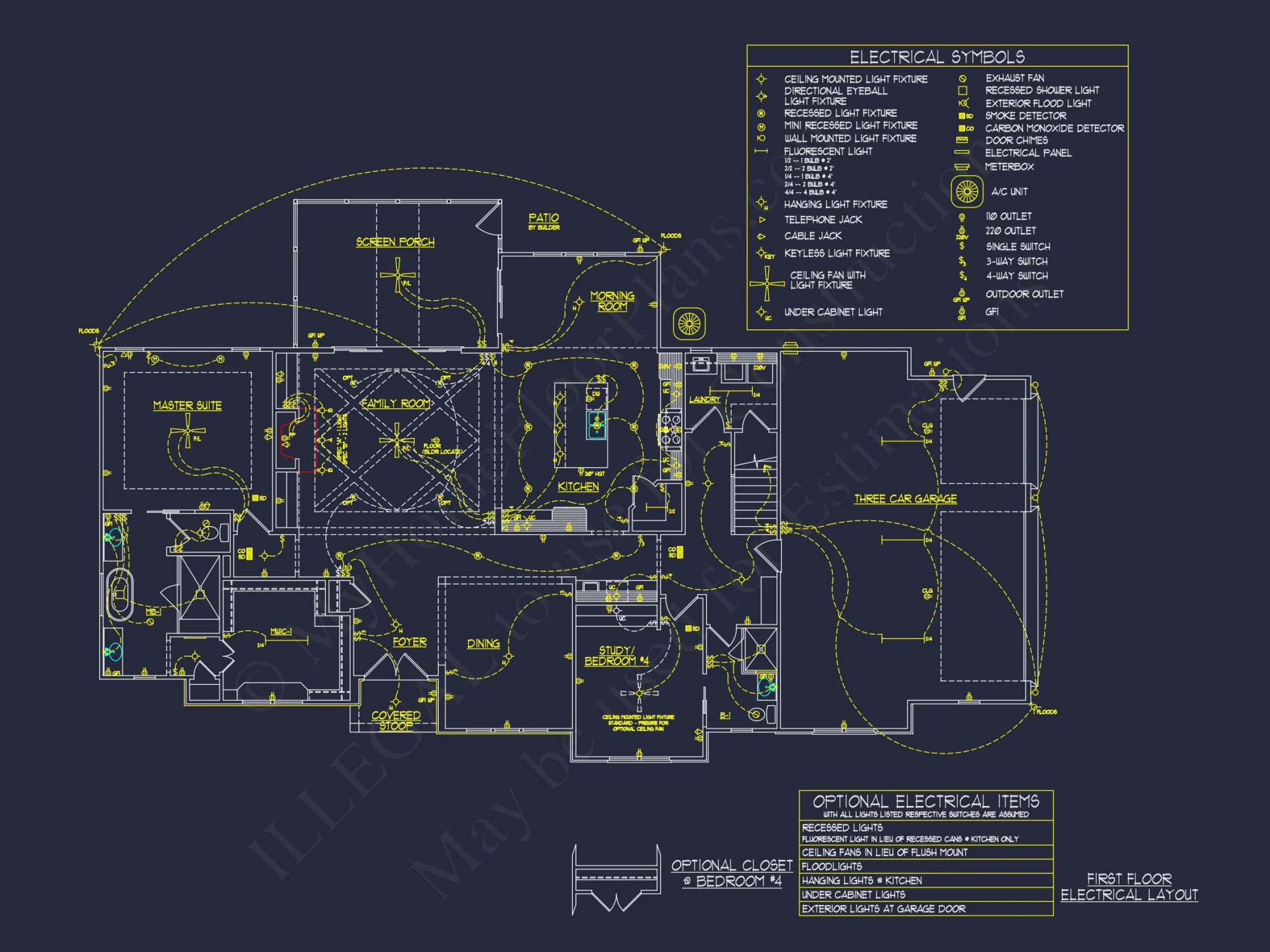 Modern Craftsman house Plan with Detailed Blueprints & CAD Designs