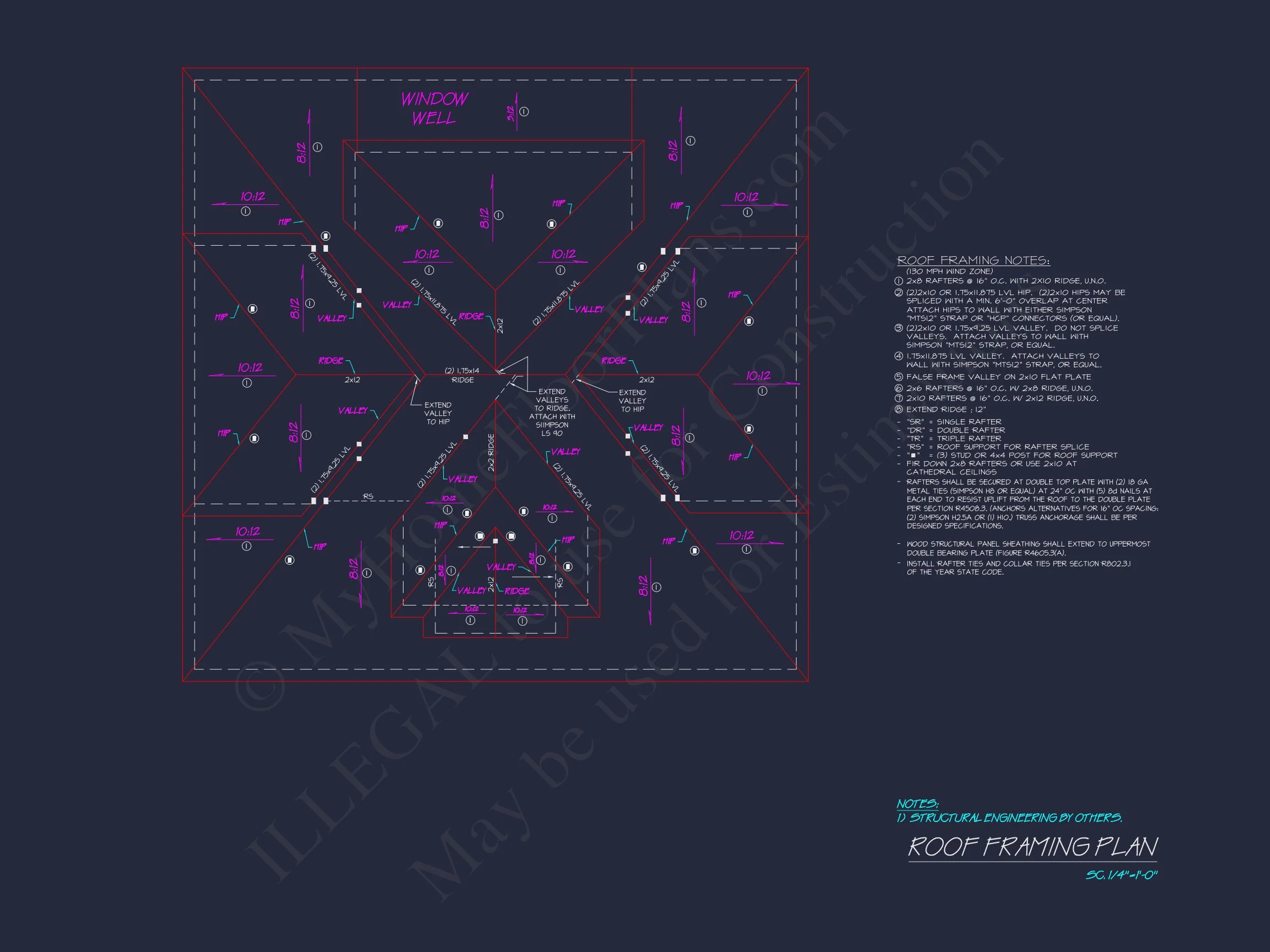 17-1558 HOUSE PLAN - Custom Beach House Floor Plan with 3 Beds and Open Layout 14 Custom Beach house Floor Plan with 3 Beds and Open Layout