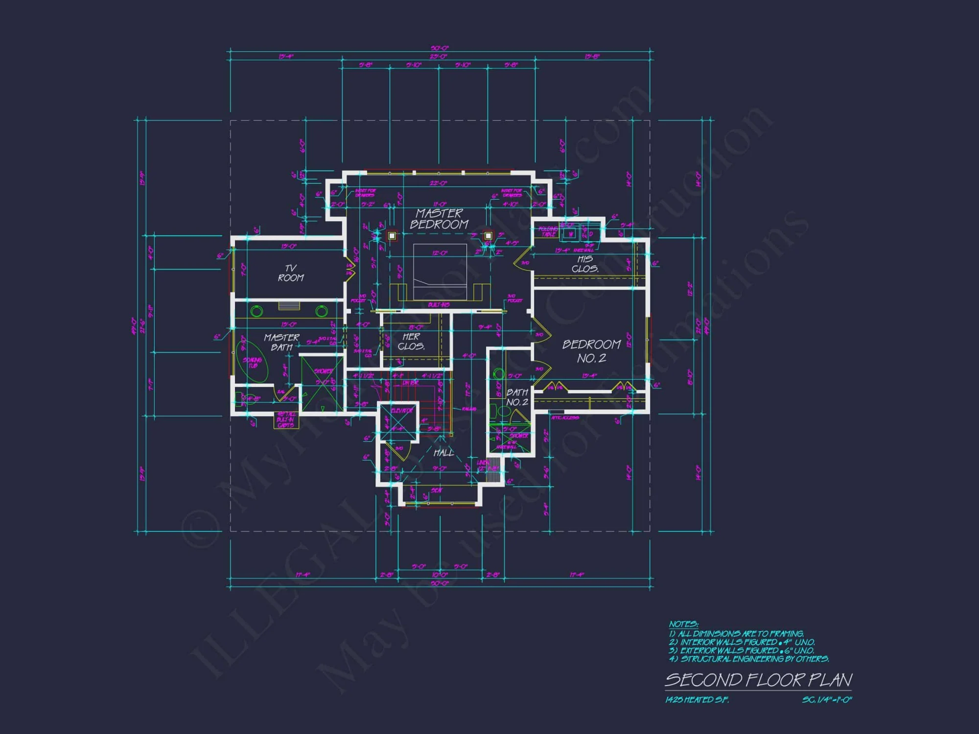 Custom Beach house Floor Plan with 3 Beds and Open Layout