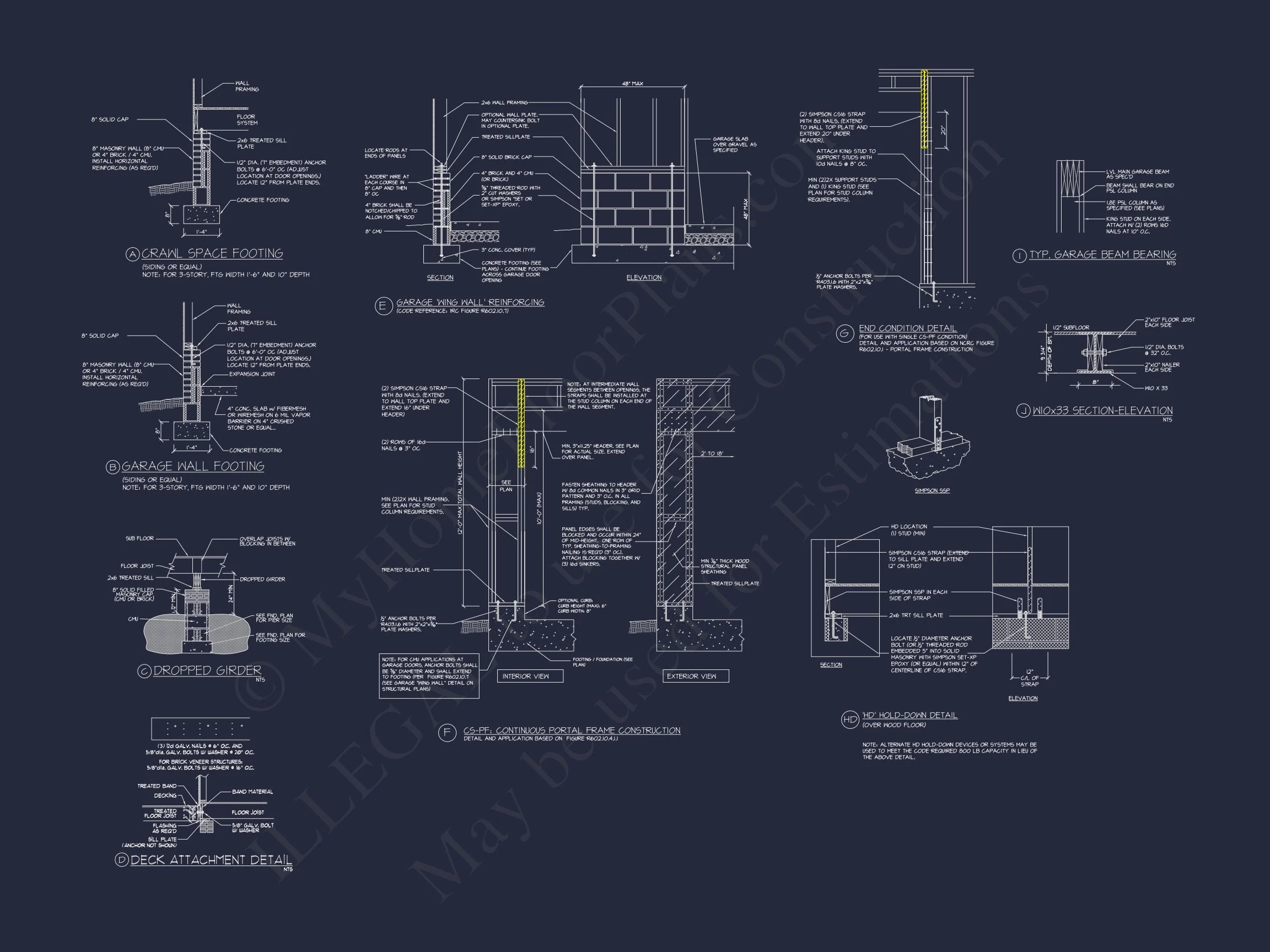17-1392 HOUSE PLAN - Modern Craftsman House Plan with Detailed Floor Blueprint 41 Modern Craftsman house Plan with Detailed Floor Blueprint