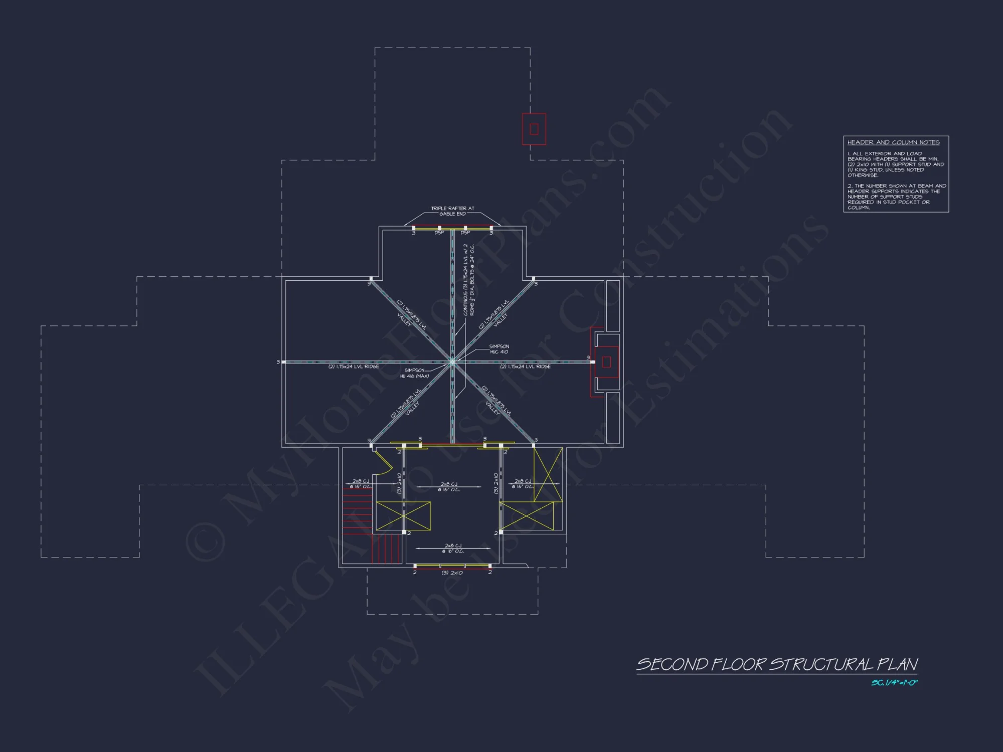 Craftsman house Plan with 4 Beds, Open Floor Plan & CAD Designs