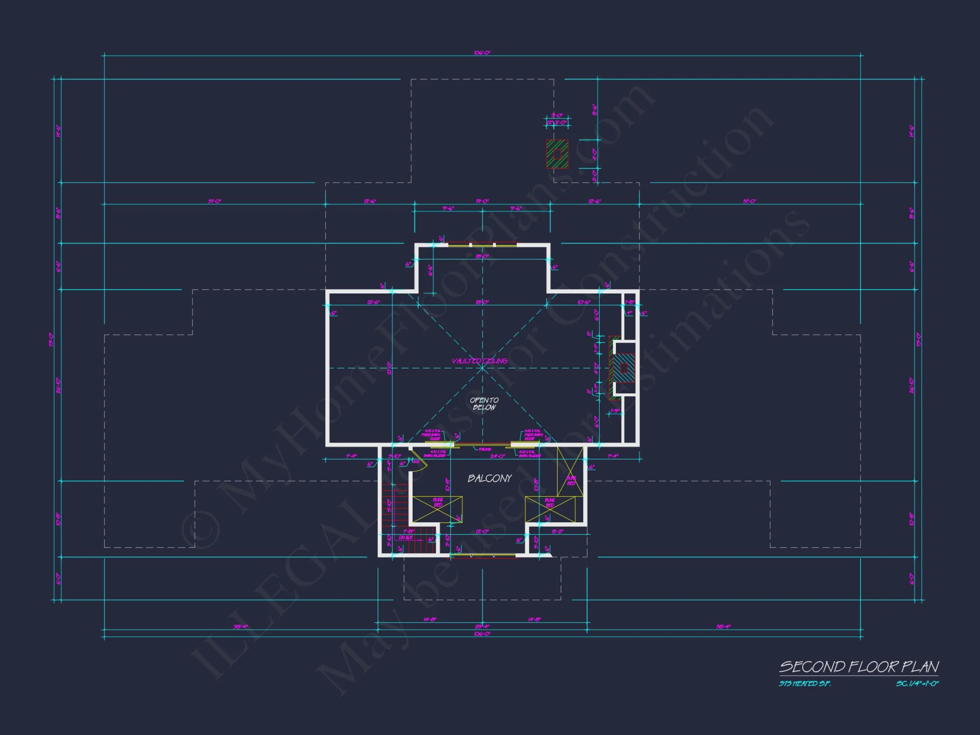 Craftsman house Plan with 4 Beds, Open Floor Plan & CAD Designs