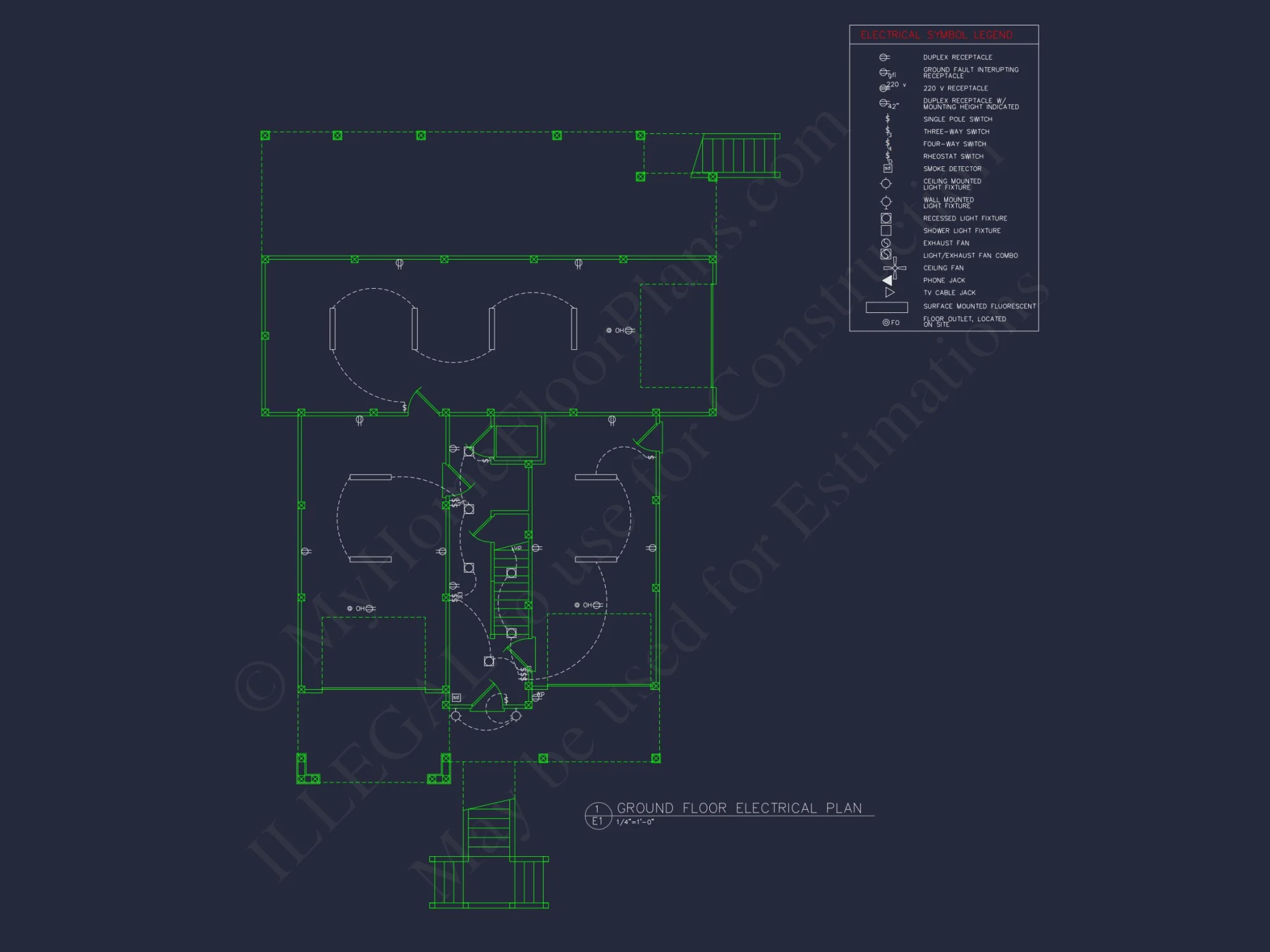 Coastal house Design with 3 Floors – Floor Plan and CAD