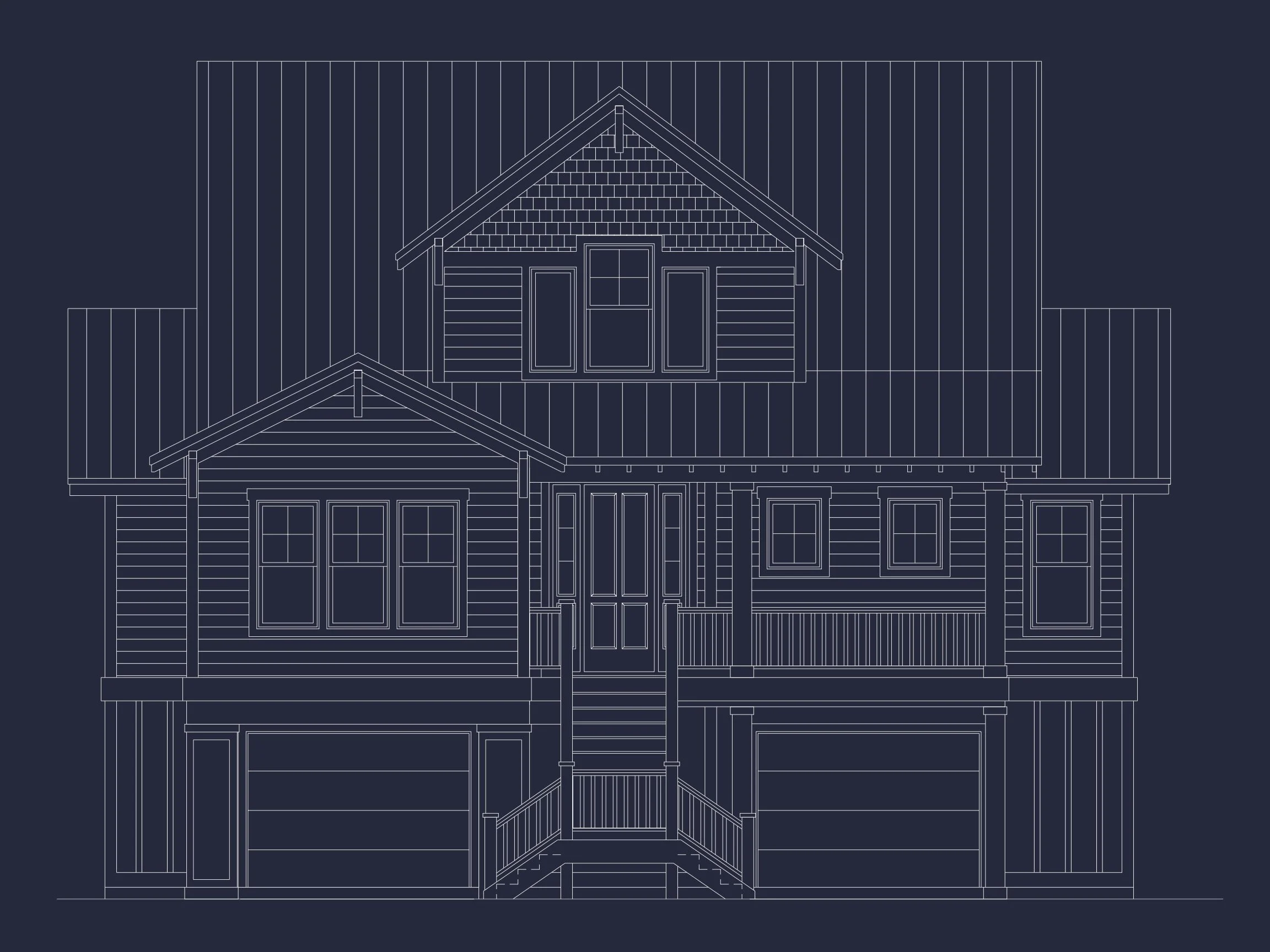 17-1244 HOUSE PLAN - Coastal House Design with 3 Floors – Floor Plan and CAD 7 Coastal house Design with 3 Floors – Floor Plan and CAD
