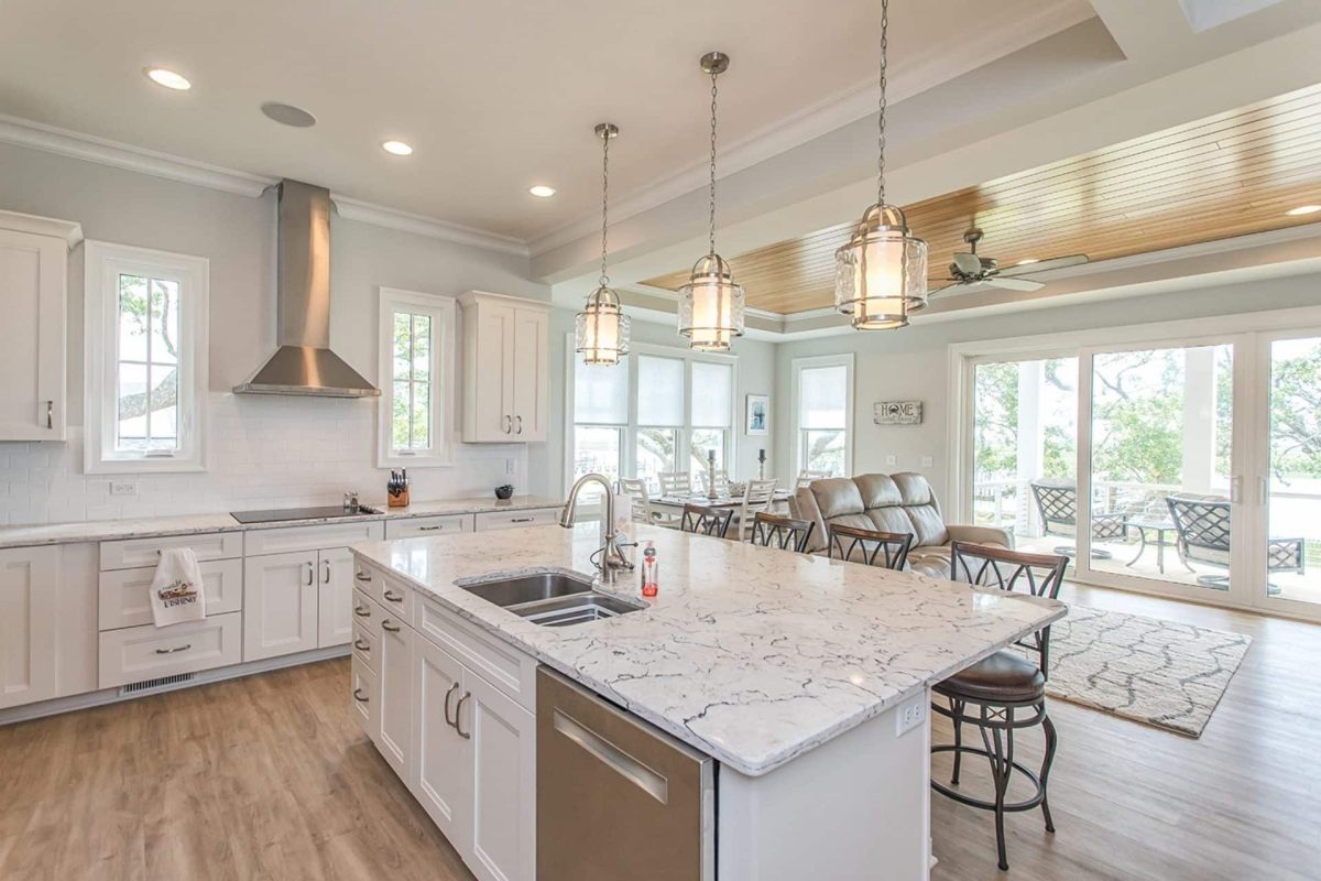 Coastal house Design with 3 Floors – Floor Plan and CAD