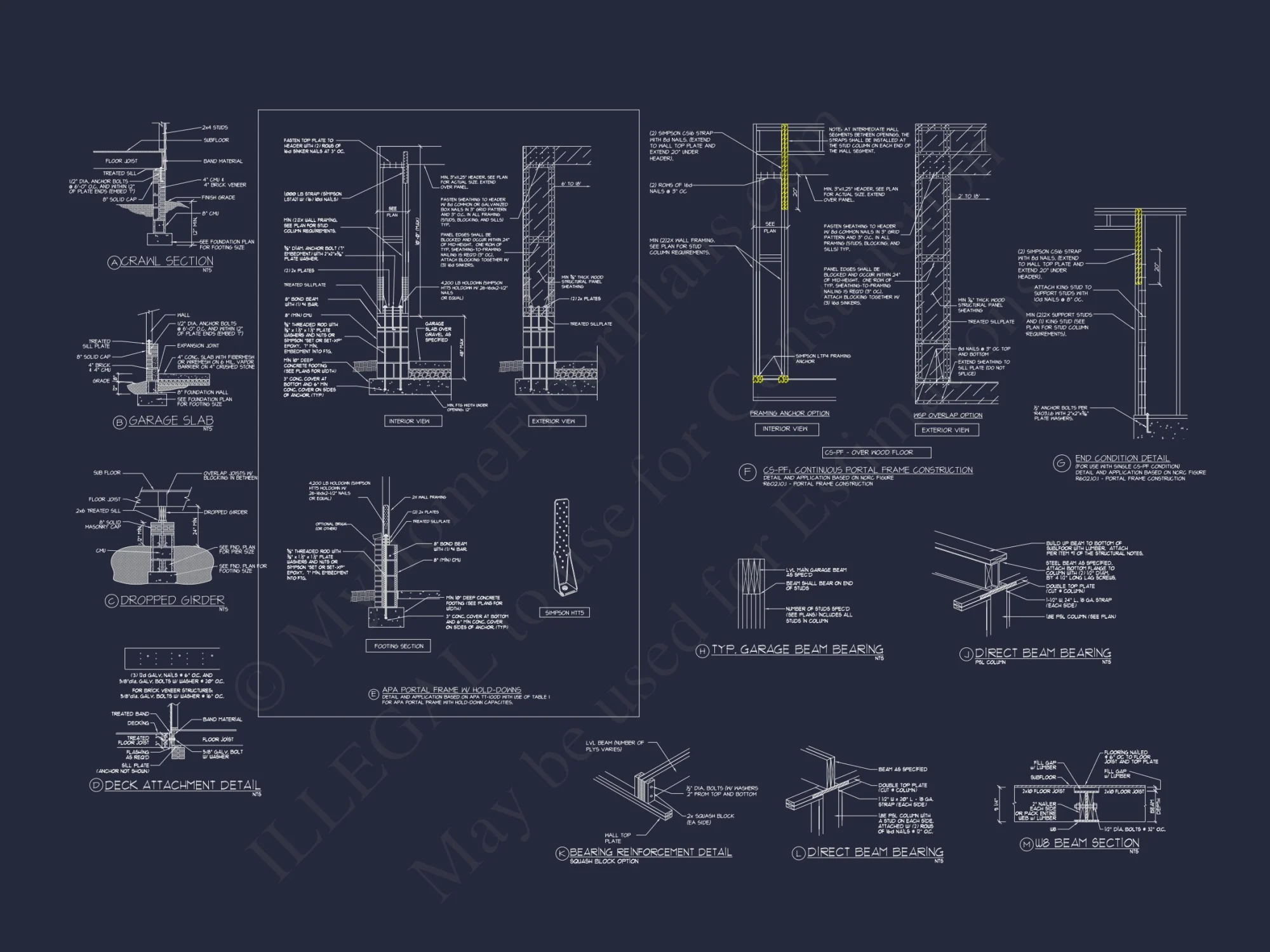 Modern house Blueprint: Spacious Floor Plan & Architectural Designs