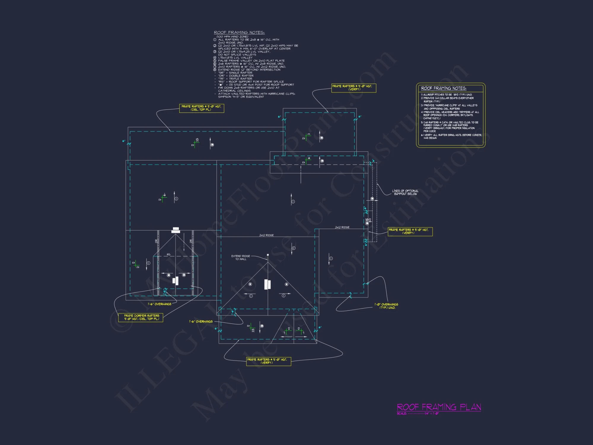 Modern house Blueprint: Spacious Floor Plan & Architectural Designs