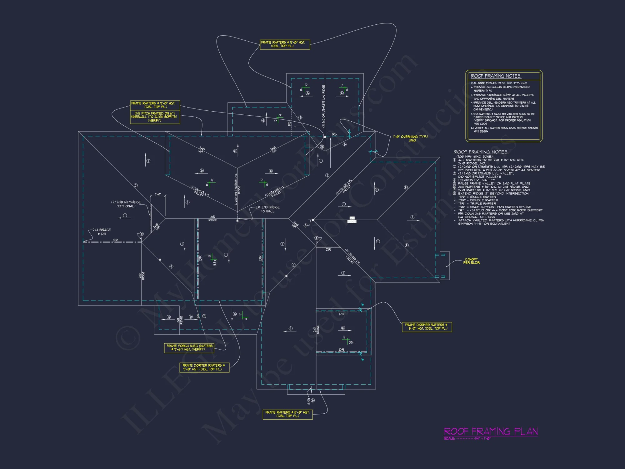 Elegant house floor plan featuring 4 bedrooms and modern designs