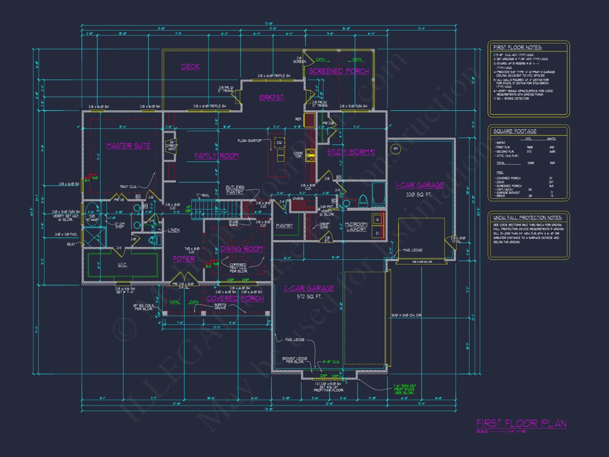 Elegant house floor plan featuring 4 bedrooms and modern designs