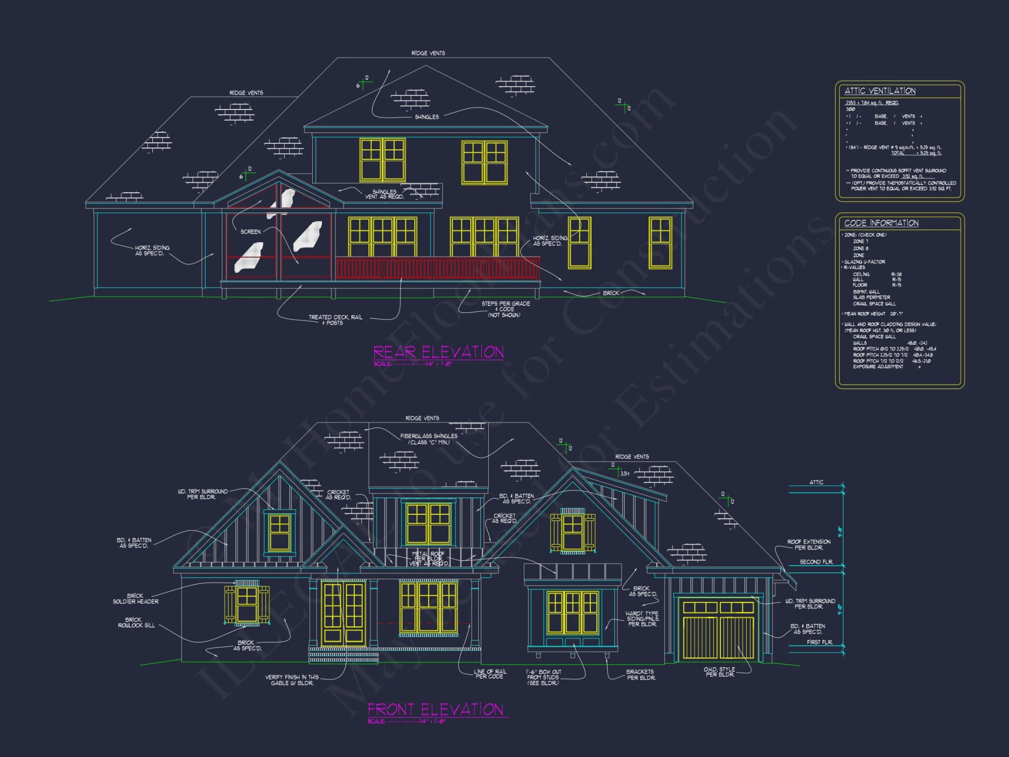 Elegant house floor plan featuring 4 bedrooms and modern designs