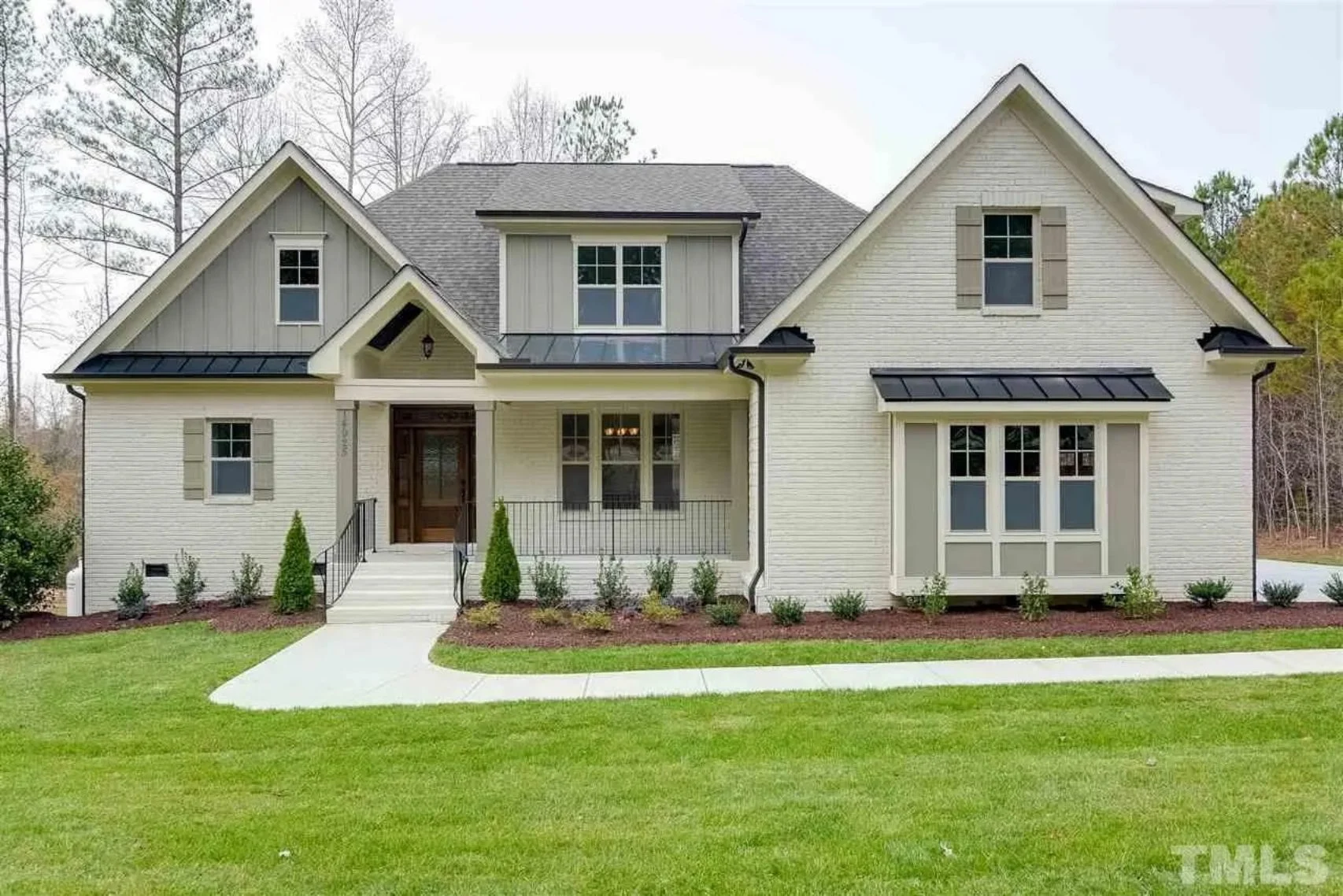 Elegant house floor plan featuring 4 bedrooms and modern designs