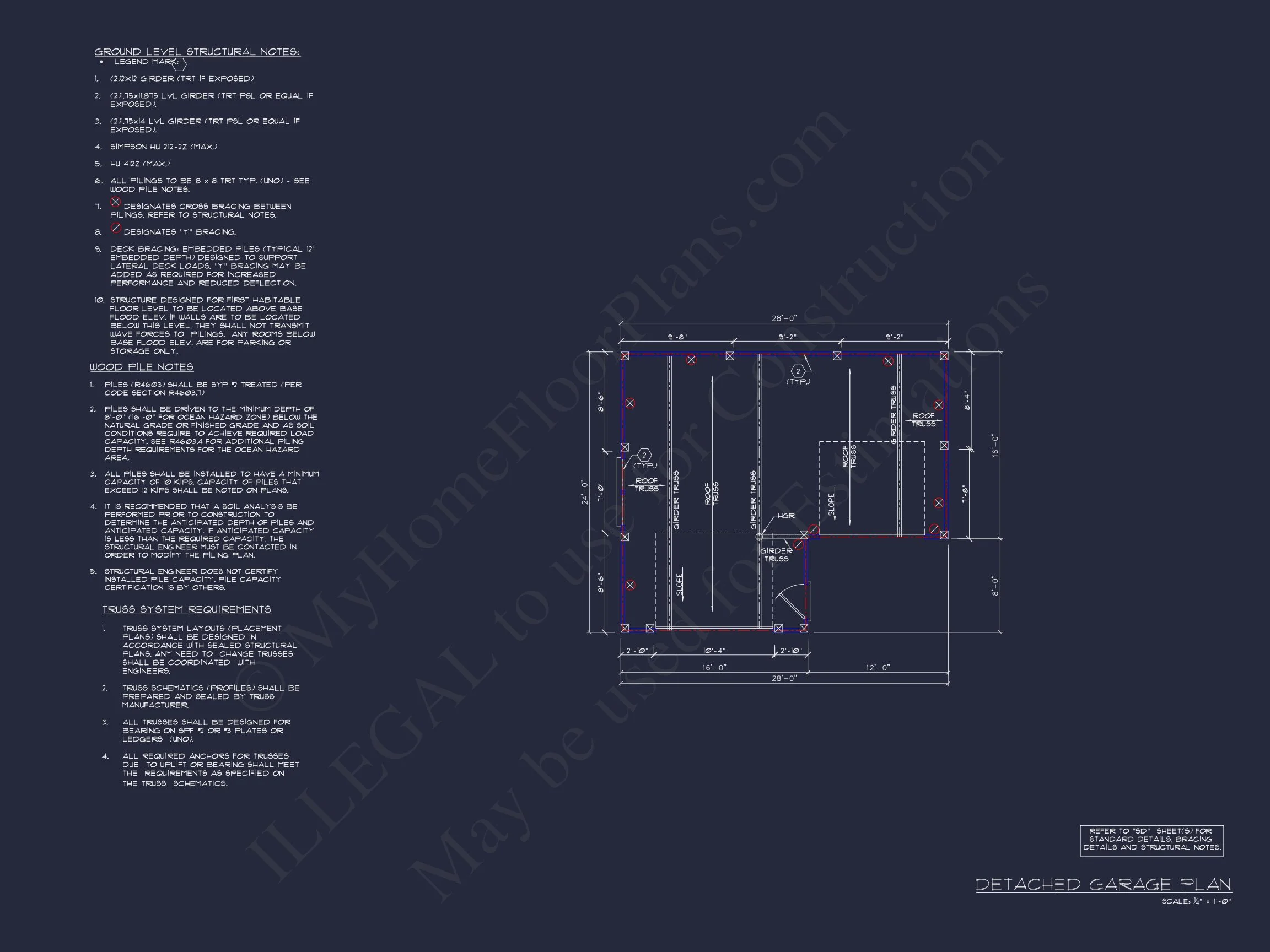 Beach house Floor Plan with CAD Designs & Open Layout Features